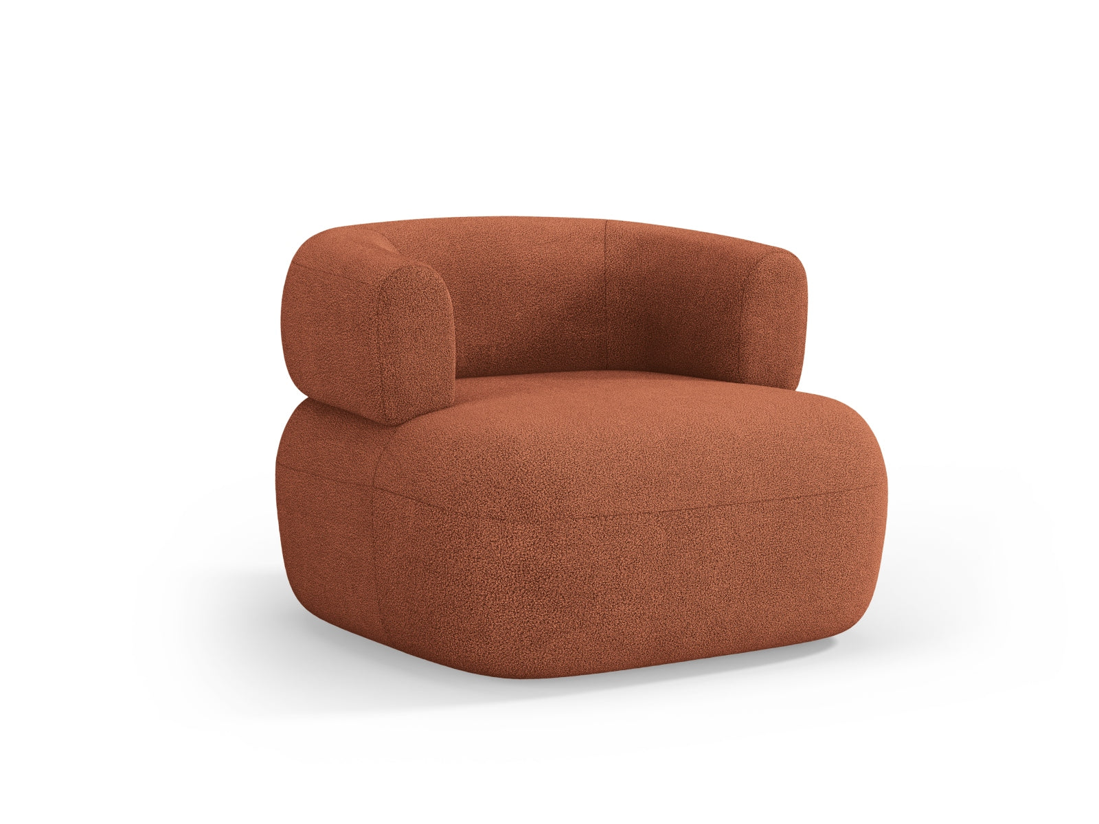 Jenny Sessel 1 Sitz in Brick präsentiert im Onlineshop von KAQTU Design AG. Sessel ist von Micadoni