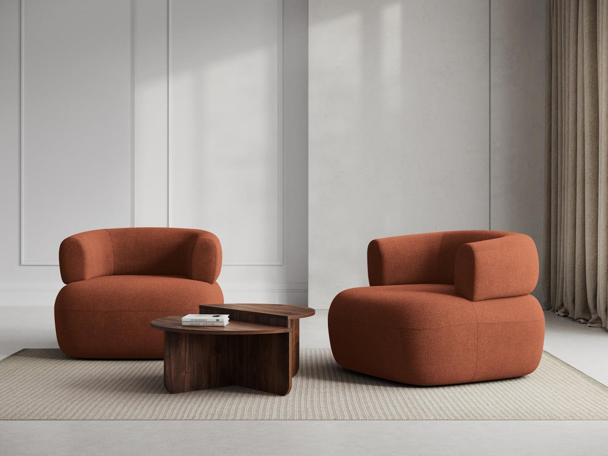 Jenny Sessel 1 Sitz in Brick-Now or Never präsentiert im Onlineshop von KAQTU Design AG. Sessel ist von Micadoni
