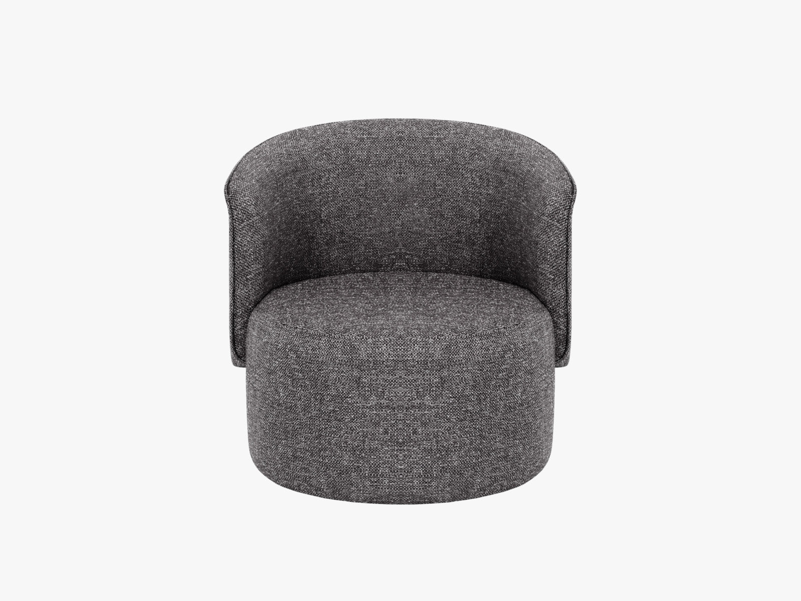 Golda Sessel 1 Sitzer in Ash Melange präsentiert im Onlineshop von KAQTU Design AG. Sessel ist von Micadoni