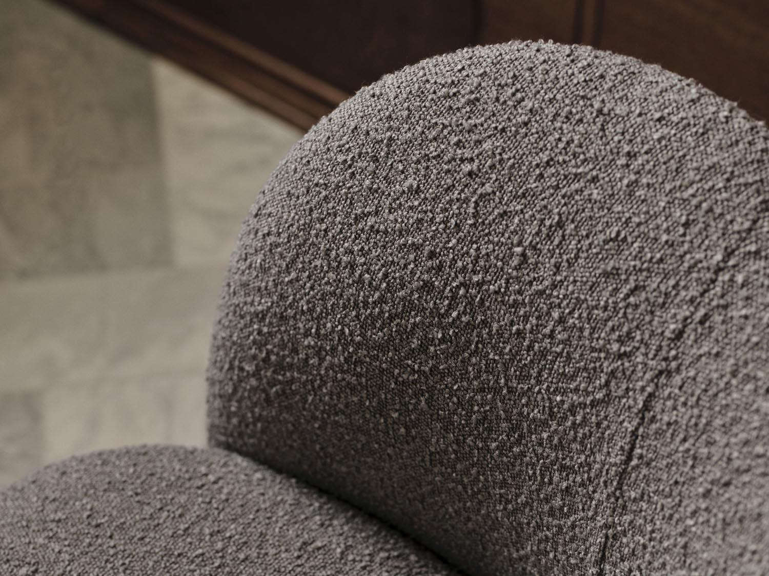 Saamit Sessel 1 Sitzer in Light Grey Melange präsentiert im Onlineshop von KAQTU Design AG. Sessel ist von Micadoni