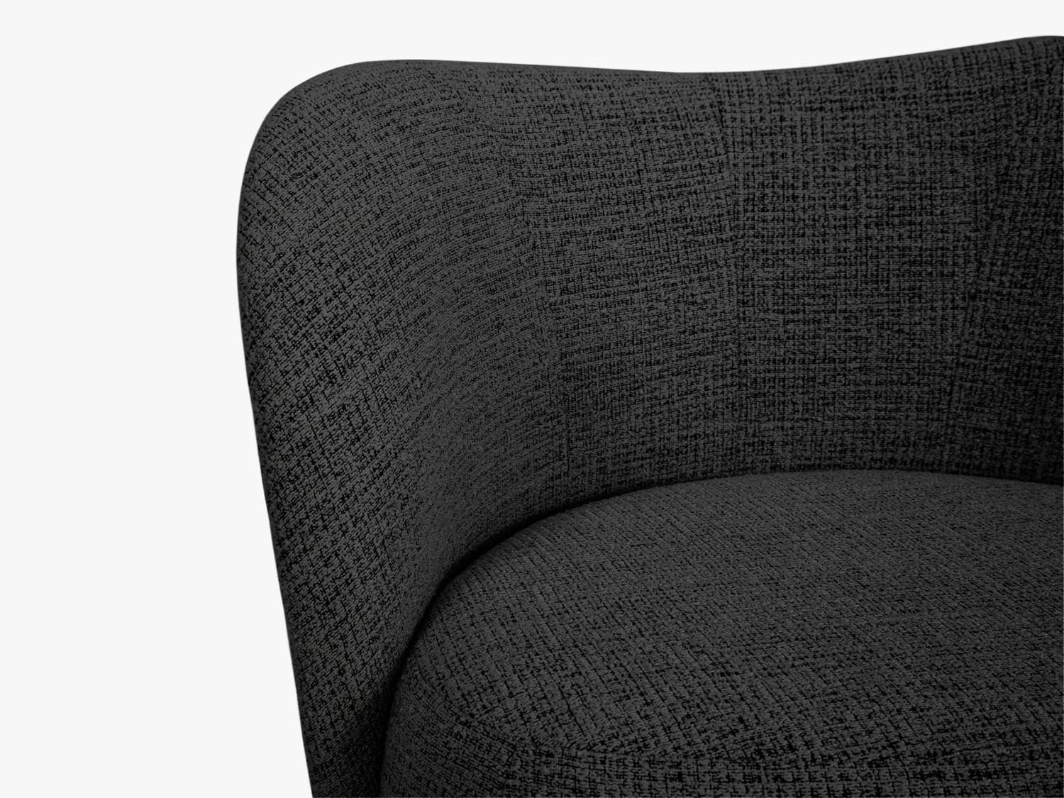 Saamit Sessel 1 Sitzer in Graphite präsentiert im Onlineshop von KAQTU Design AG. Sessel ist von Micadoni