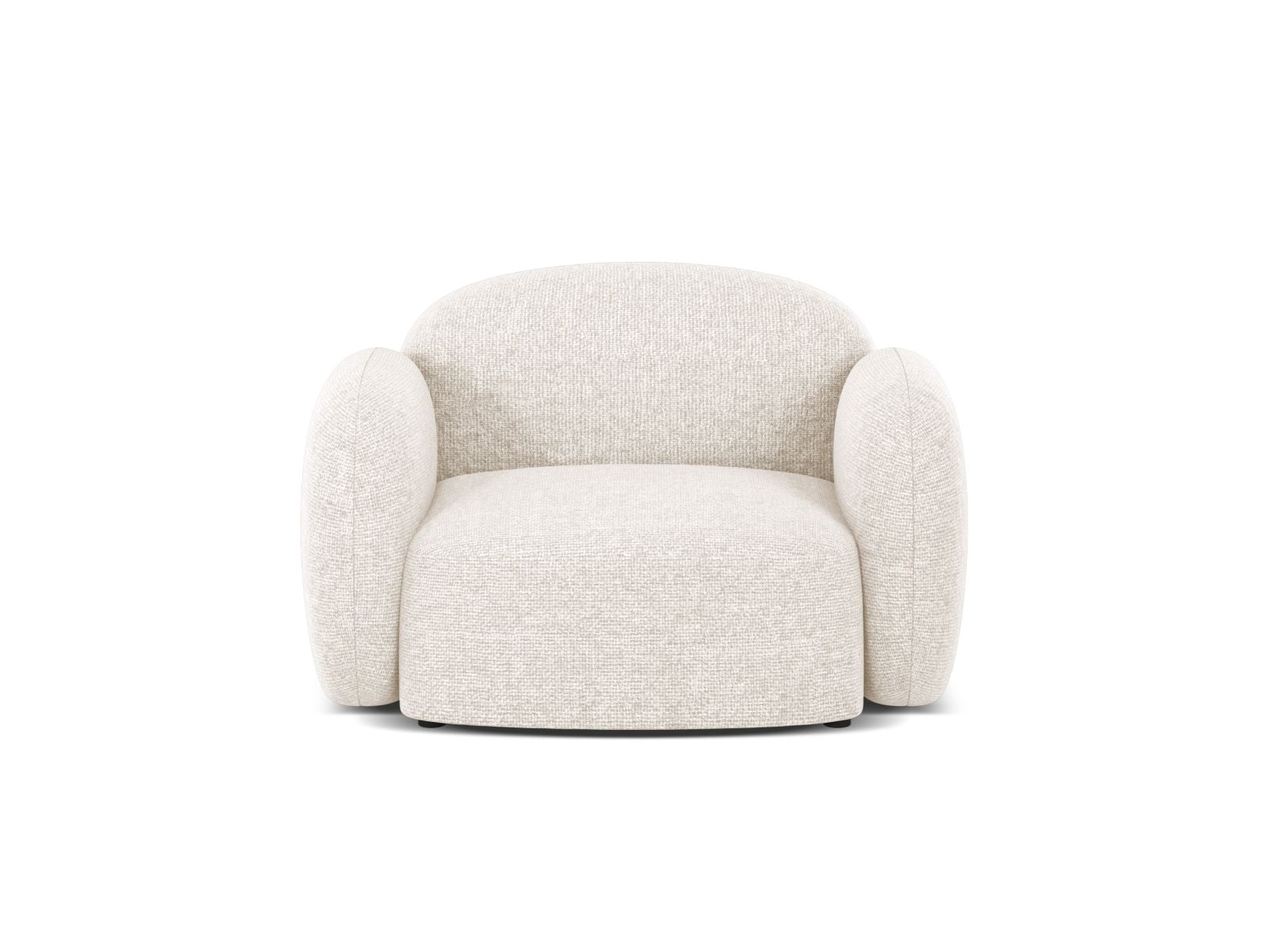 1-Sitzer Sessel Blair in Light Beige-Eden präsentiert im Onlineshop von KAQTU Design AG. Sessel ist von Micadoni