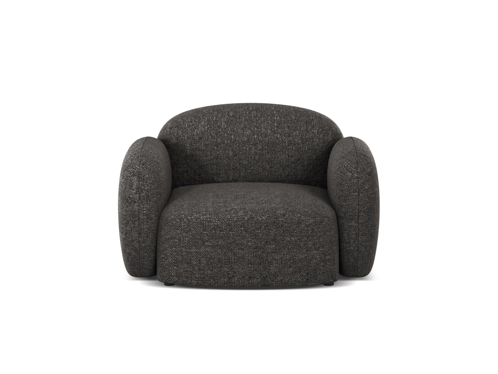 1-Sitzer Sessel Blair in Anthracite-Eden präsentiert im Onlineshop von KAQTU Design AG. Sessel ist von Micadoni