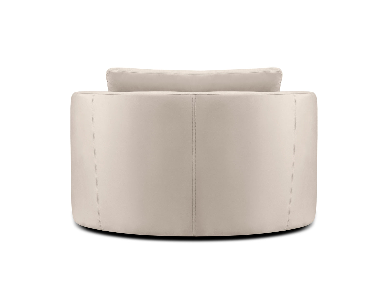 Bliss Swivel Velour Armchair 1 Sitzer in Beige präsentiert im Onlineshop von KAQTU Design AG. Sessel ist von Micadoni