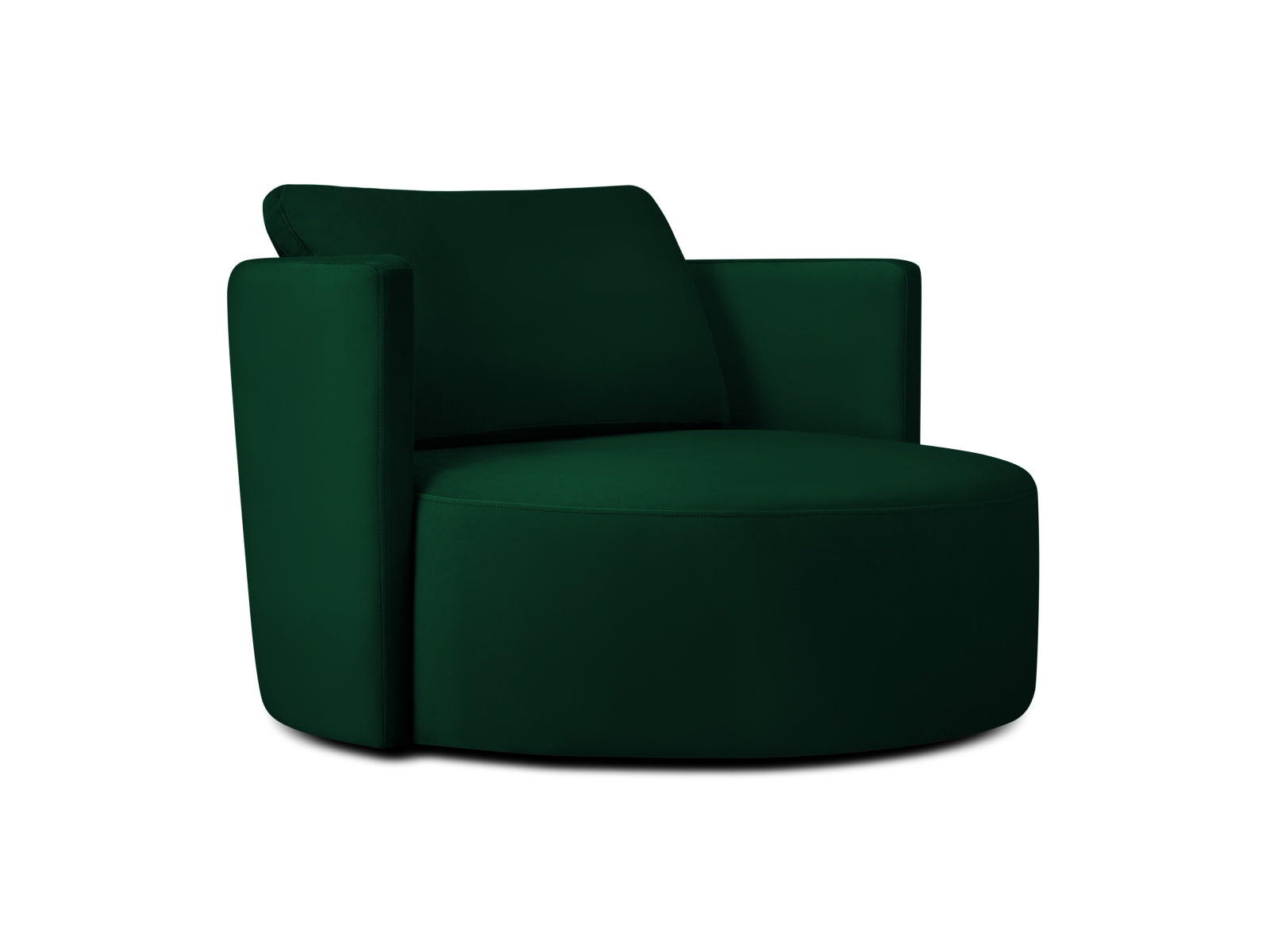 Bliss Swivel Velour Armchair 1 Sitzer in Bottle Green präsentiert im Onlineshop von KAQTU Design AG. Sessel ist von Micadoni
