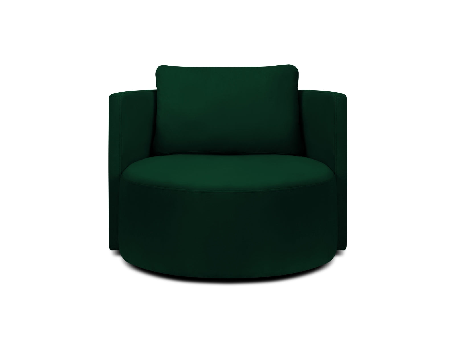 Bliss Swivel Velour Armchair 1 Sitzer in Bottle Green präsentiert im Onlineshop von KAQTU Design AG. Sessel ist von Micadoni