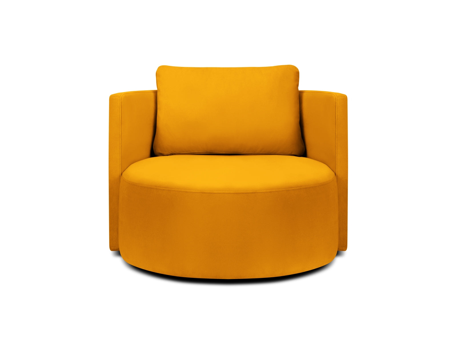 Bliss Swivel Velour Armchair 1 Sitzer in Yellow präsentiert im Onlineshop von KAQTU Design AG. Sessel ist von Micadoni