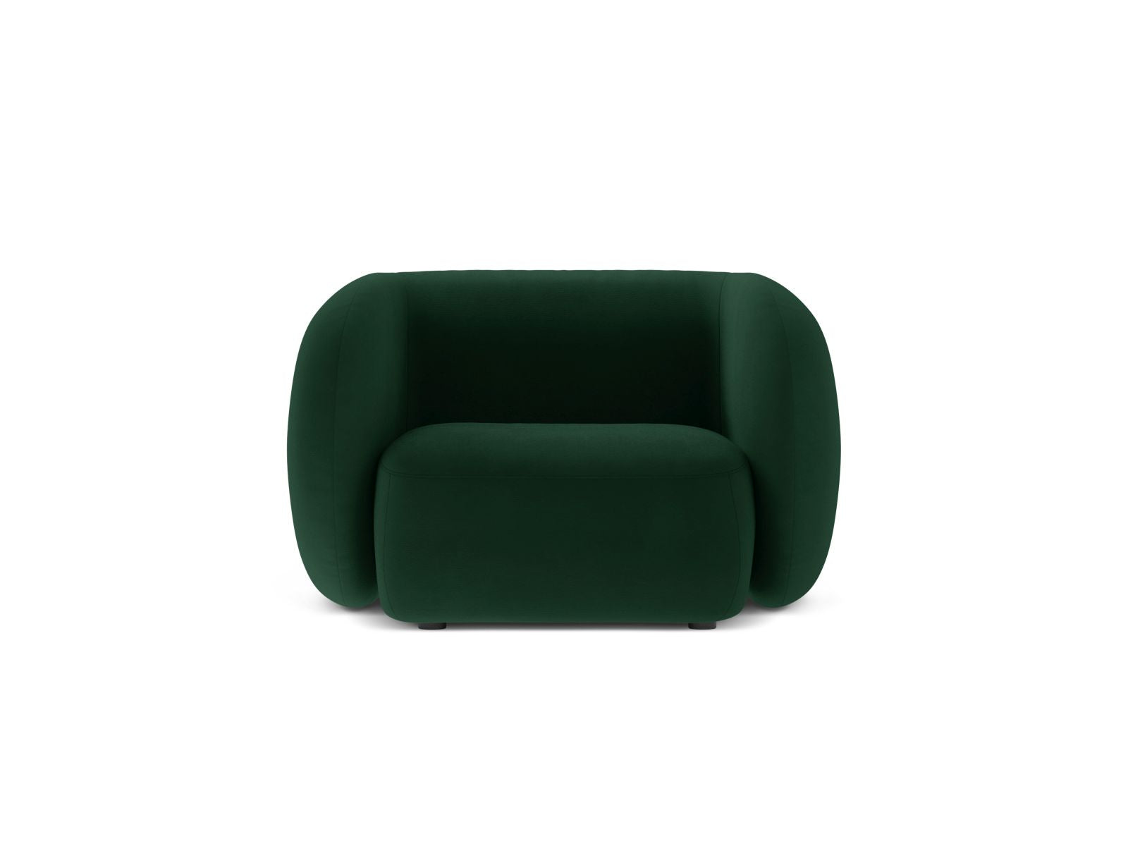 1-Sitzer Sessel Kate in Bottle Green-Salvador präsentiert im Onlineshop von KAQTU Design AG. Sessel ist von Micadoni