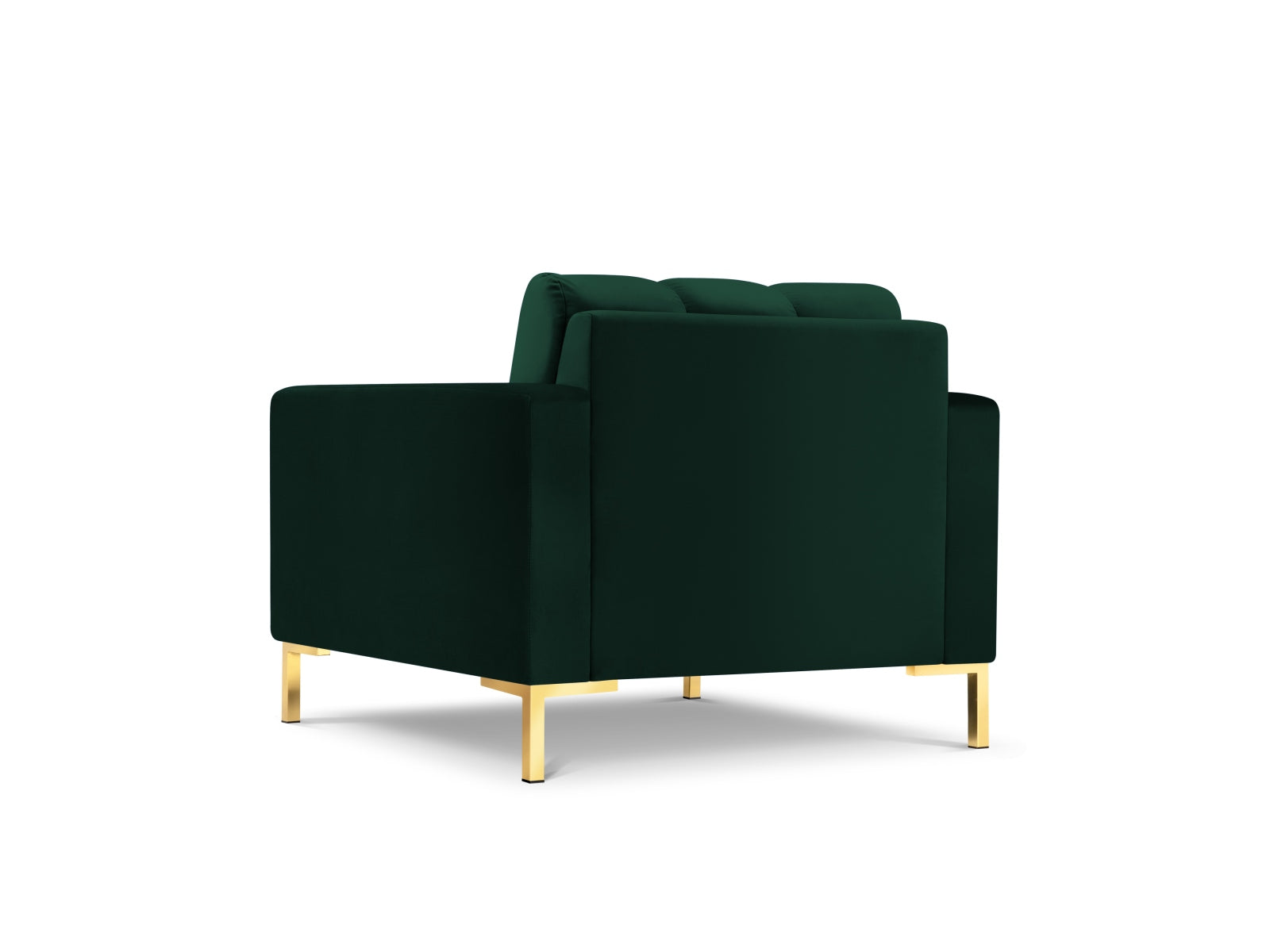 Mamaia Velour Sessel 1 Sitz in Bottle Green/Gold präsentiert im Onlineshop von KAQTU Design AG. Sessel ist von Micadoni