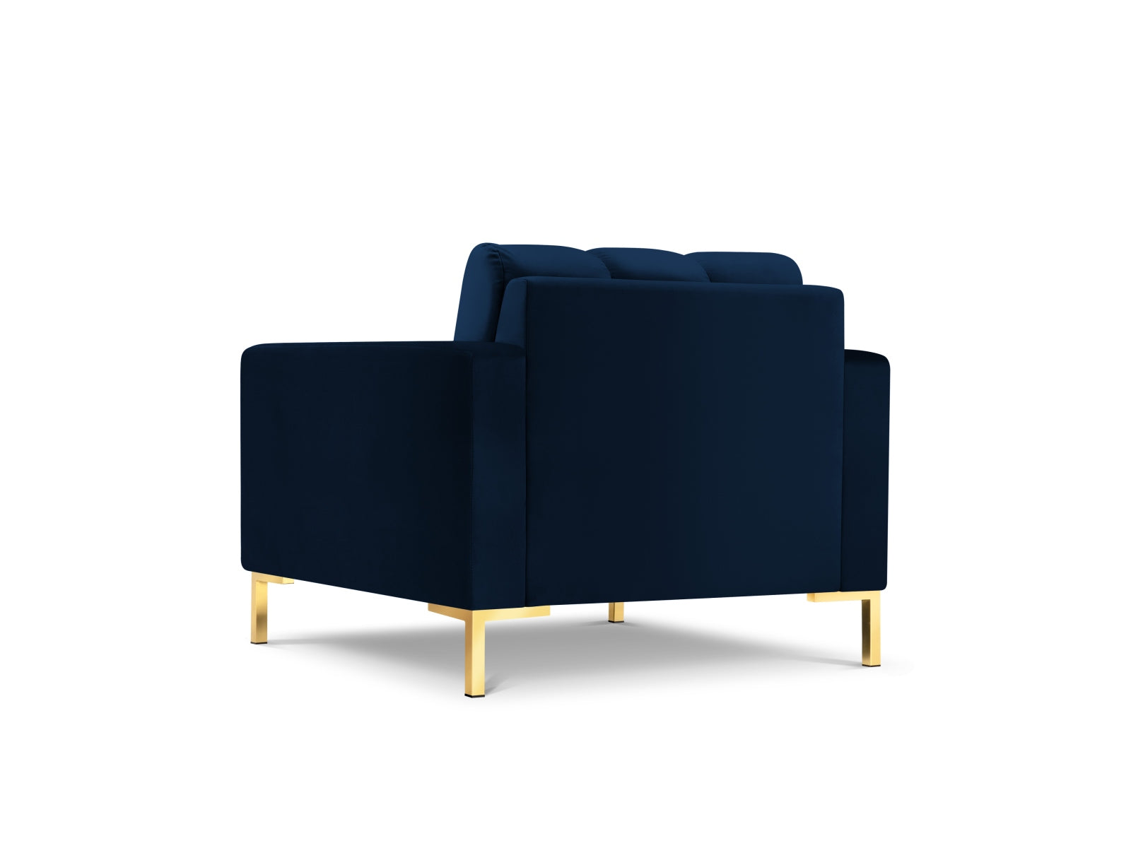 Mamaia Velour Sessel 1 Sitz in Royal Blue/Gold präsentiert im Onlineshop von KAQTU Design AG. Sessel ist von Micadoni