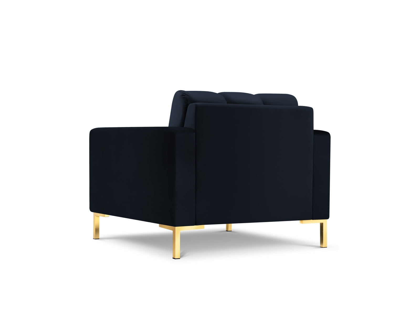Mamaia Velour Sessel 1 Sitz in Dark Blue/Gold präsentiert im Onlineshop von KAQTU Design AG. Sessel ist von Micadoni
