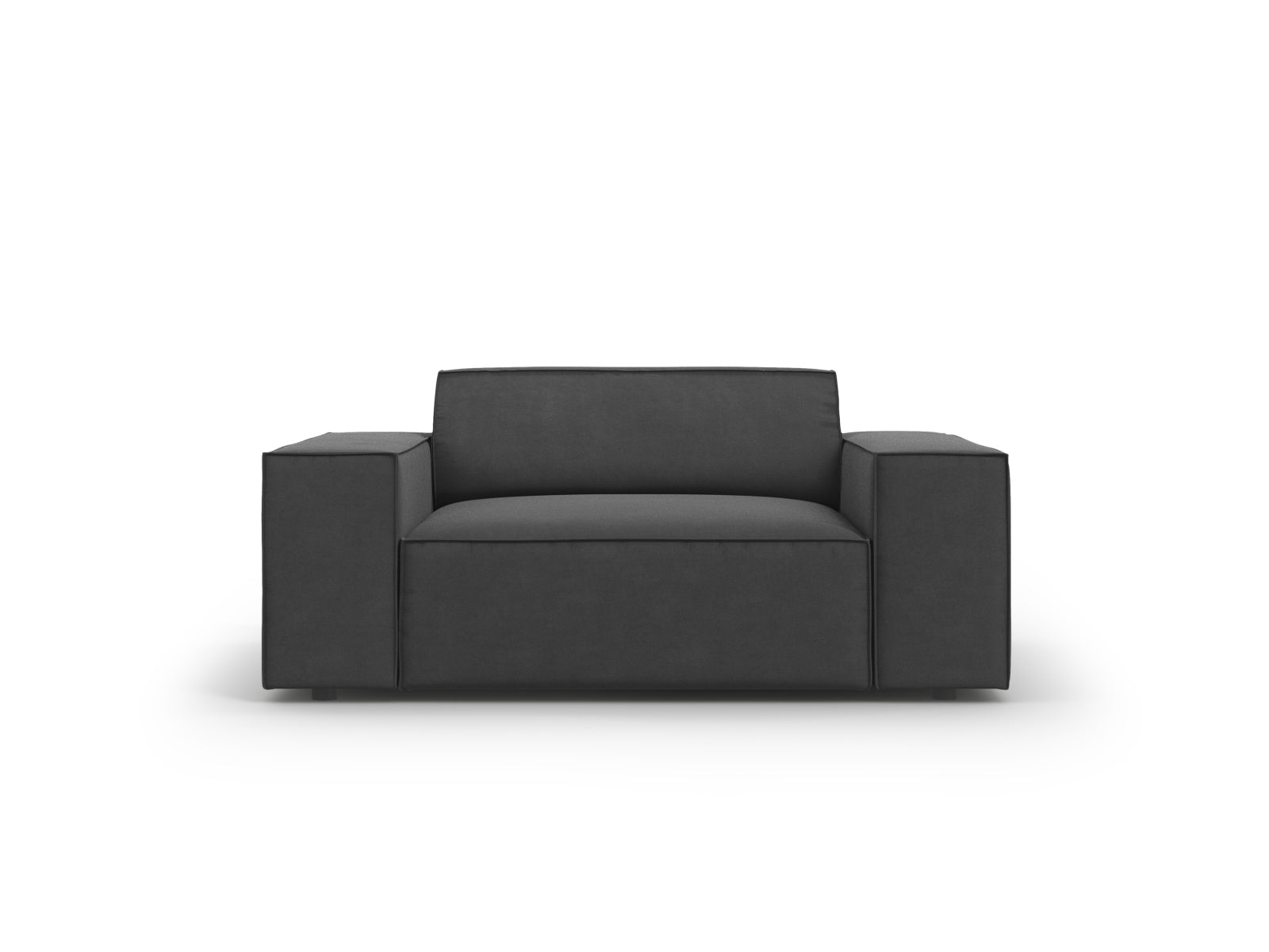 Jodie Velour Sessel 1 Sitz in Grey präsentiert im Onlineshop von KAQTU Design AG. Sessel ist von Micadoni
