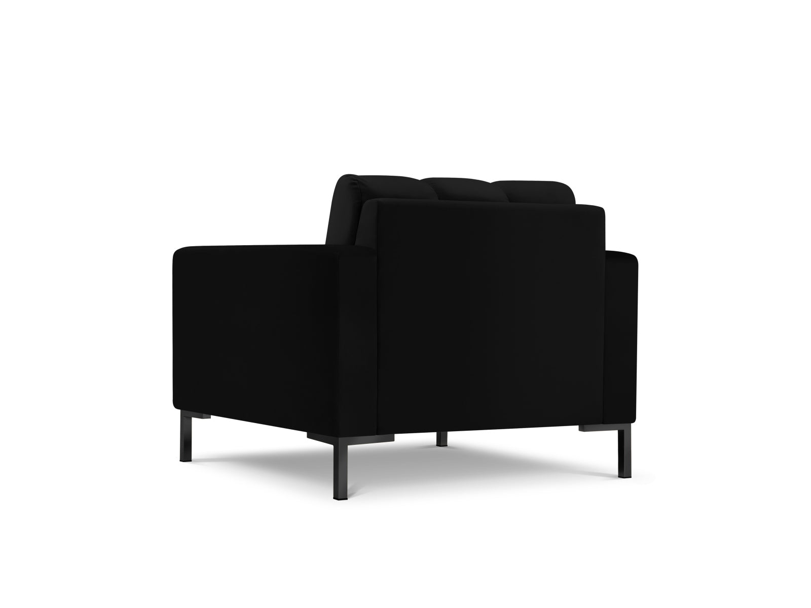 Mamaia Velour Sessel 1 Sitz in Black/Schwarz präsentiert im Onlineshop von KAQTU Design AG. Sessel ist von Micadoni
