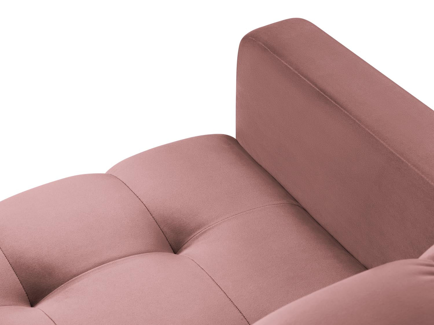 Mamaia Velour Sessel 1 Sitz in Pink/Schwarz präsentiert im Onlineshop von KAQTU Design AG. Sessel ist von Micadoni