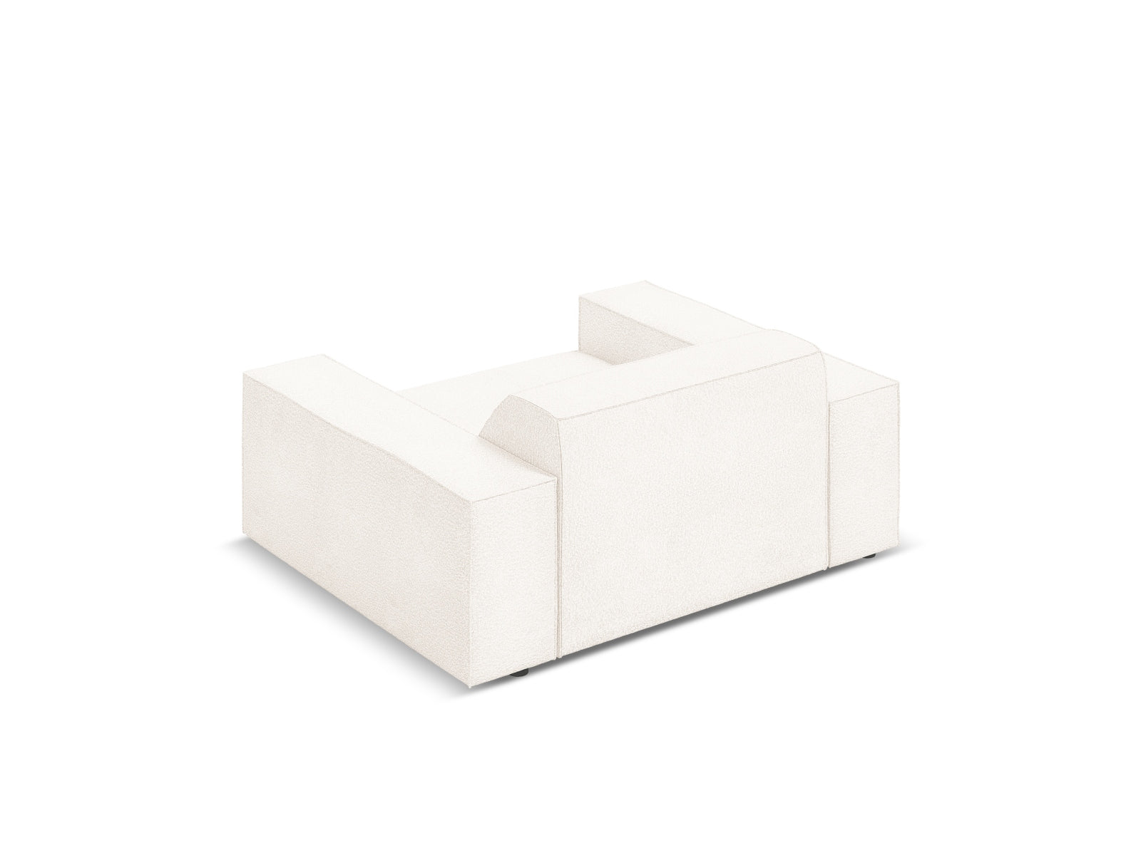 Jodie Boucle Sessel 1 Sitz in Beige präsentiert im Onlineshop von KAQTU Design AG. Sessel ist von Micadoni