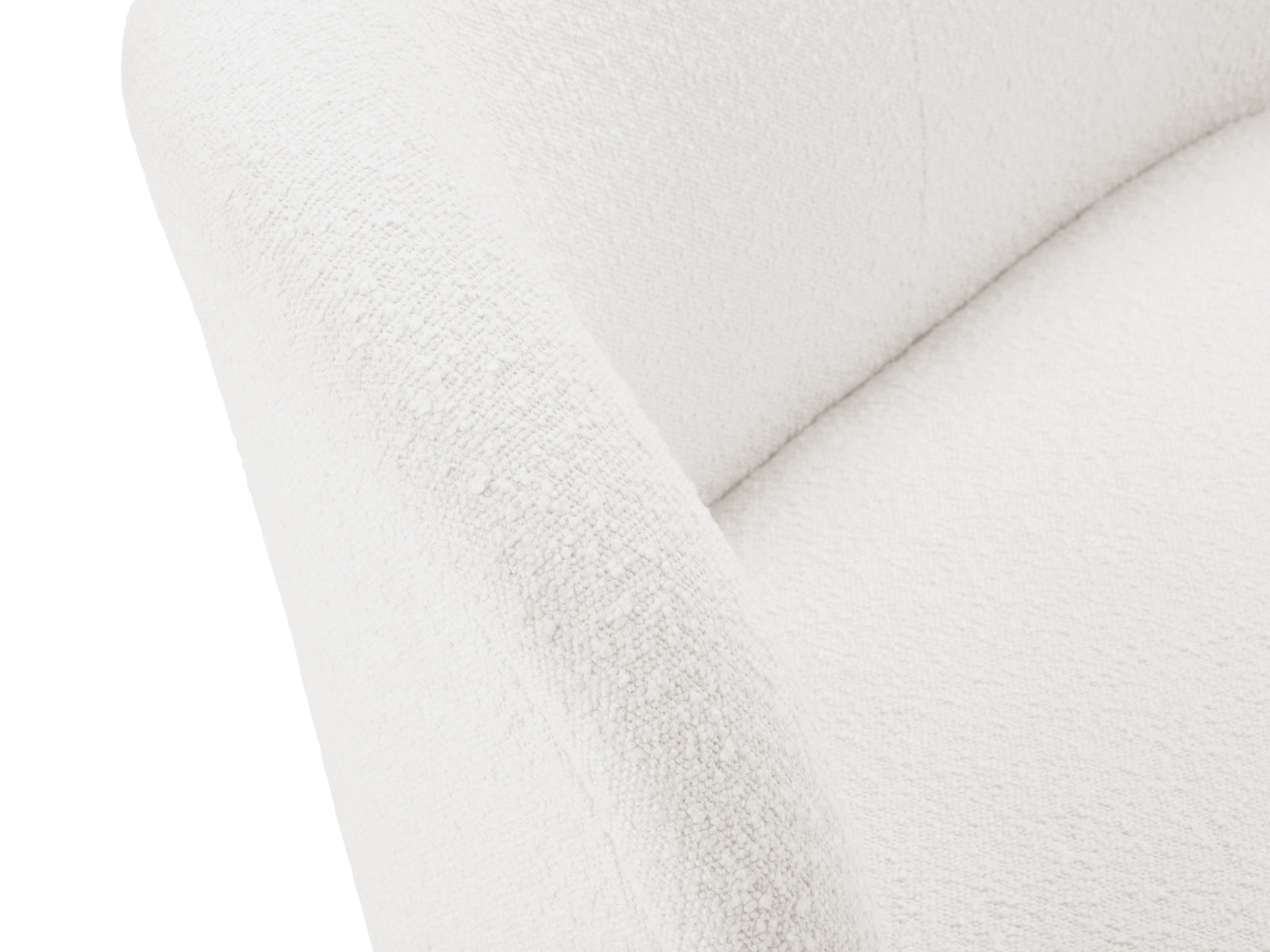 Saamit Boucle Armchair 1 Sitzer in Beige präsentiert im Onlineshop von KAQTU Design AG. Sessel ist von Micadoni
