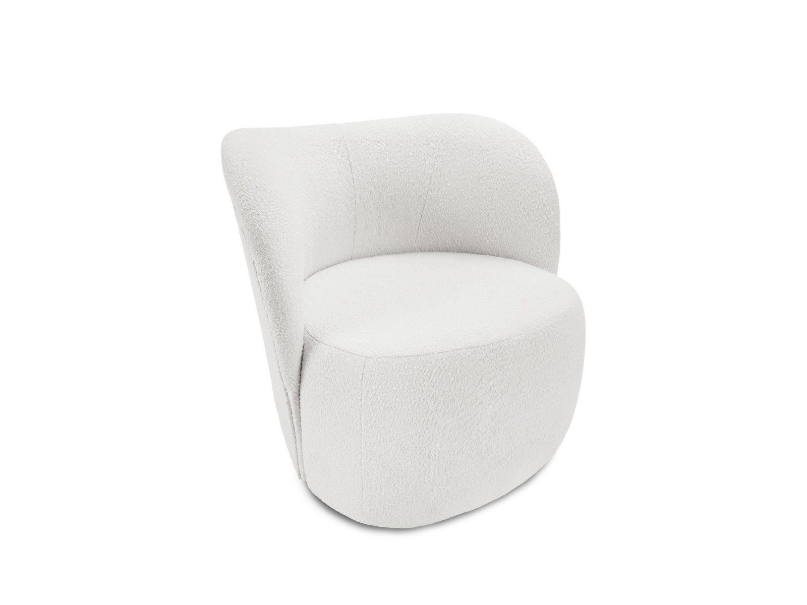 Saamit Boucle Armchair 1 Sitzer in Beige präsentiert im Onlineshop von KAQTU Design AG. Sessel ist von Micadoni