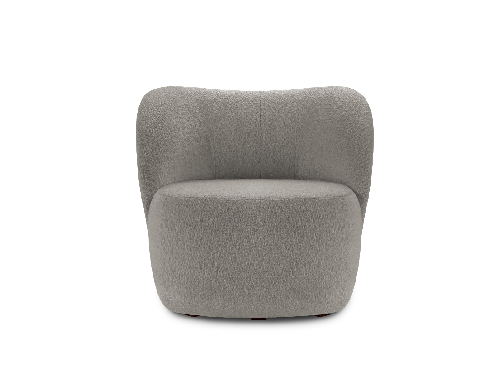 Saamit Boucle Armchair 1 Sitzer in Grey präsentiert im Onlineshop von KAQTU Design AG. Sessel ist von Micadoni