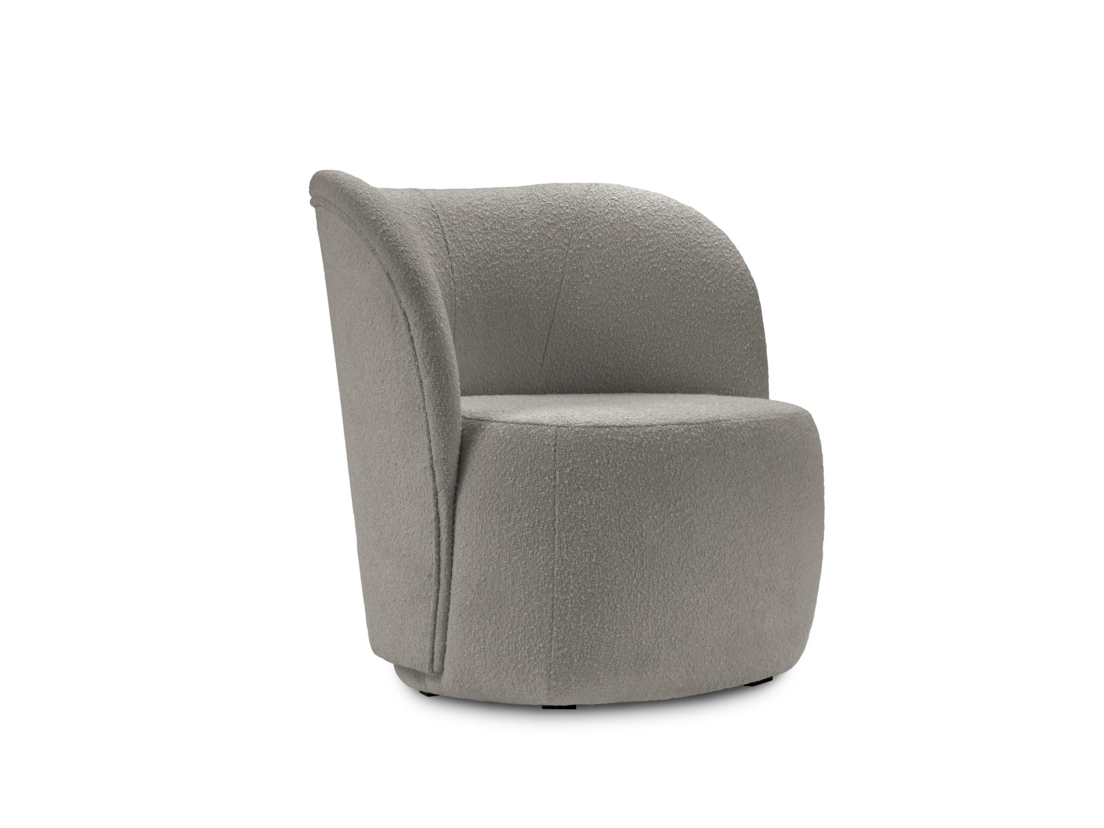Saamit Boucle Armchair 1 Sitzer in Grey präsentiert im Onlineshop von KAQTU Design AG. Sessel ist von Micadoni