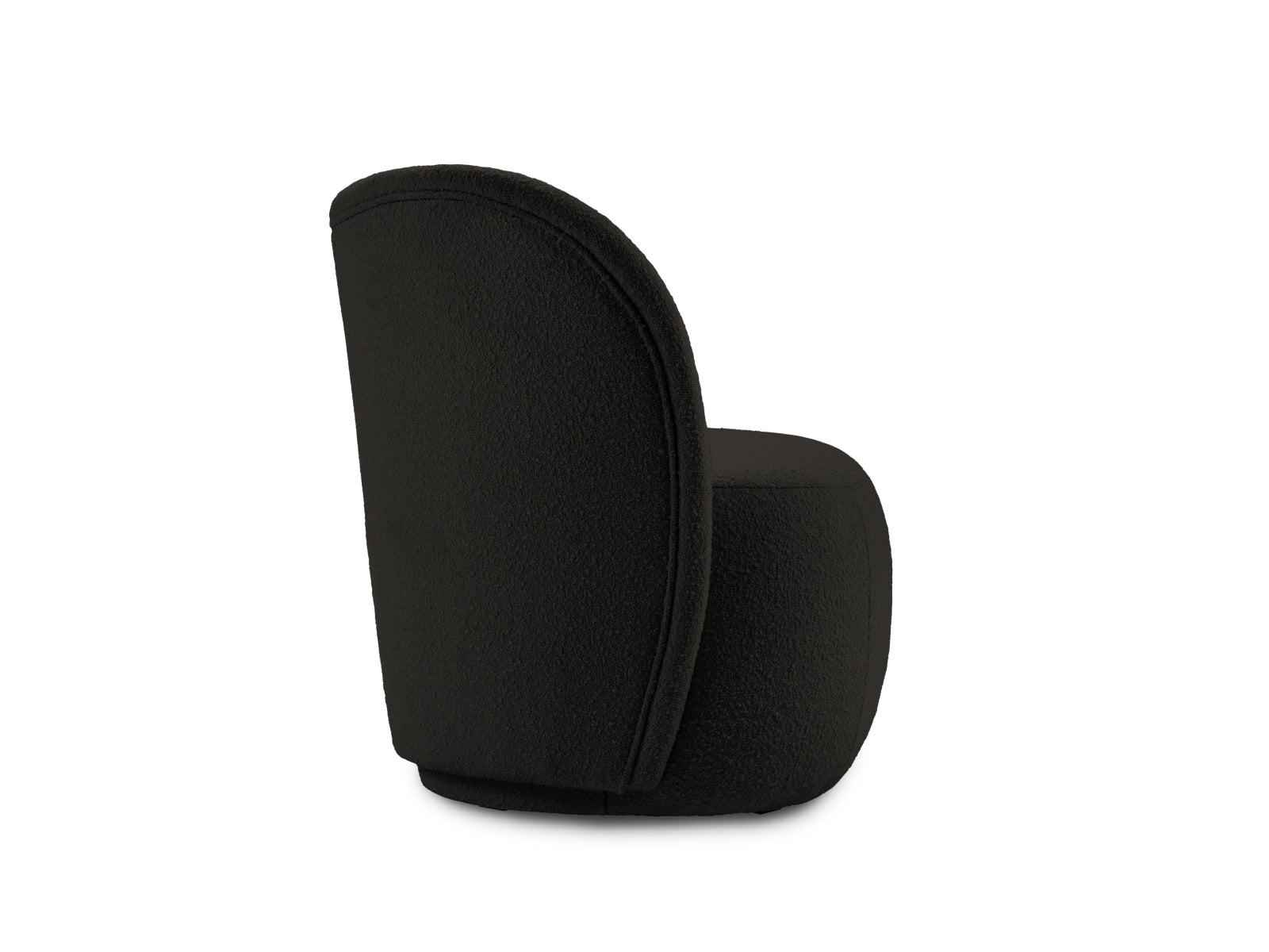 Saamit Boucle Armchair 1 Sitzer in Black präsentiert im Onlineshop von KAQTU Design AG. Sessel ist von Micadoni
