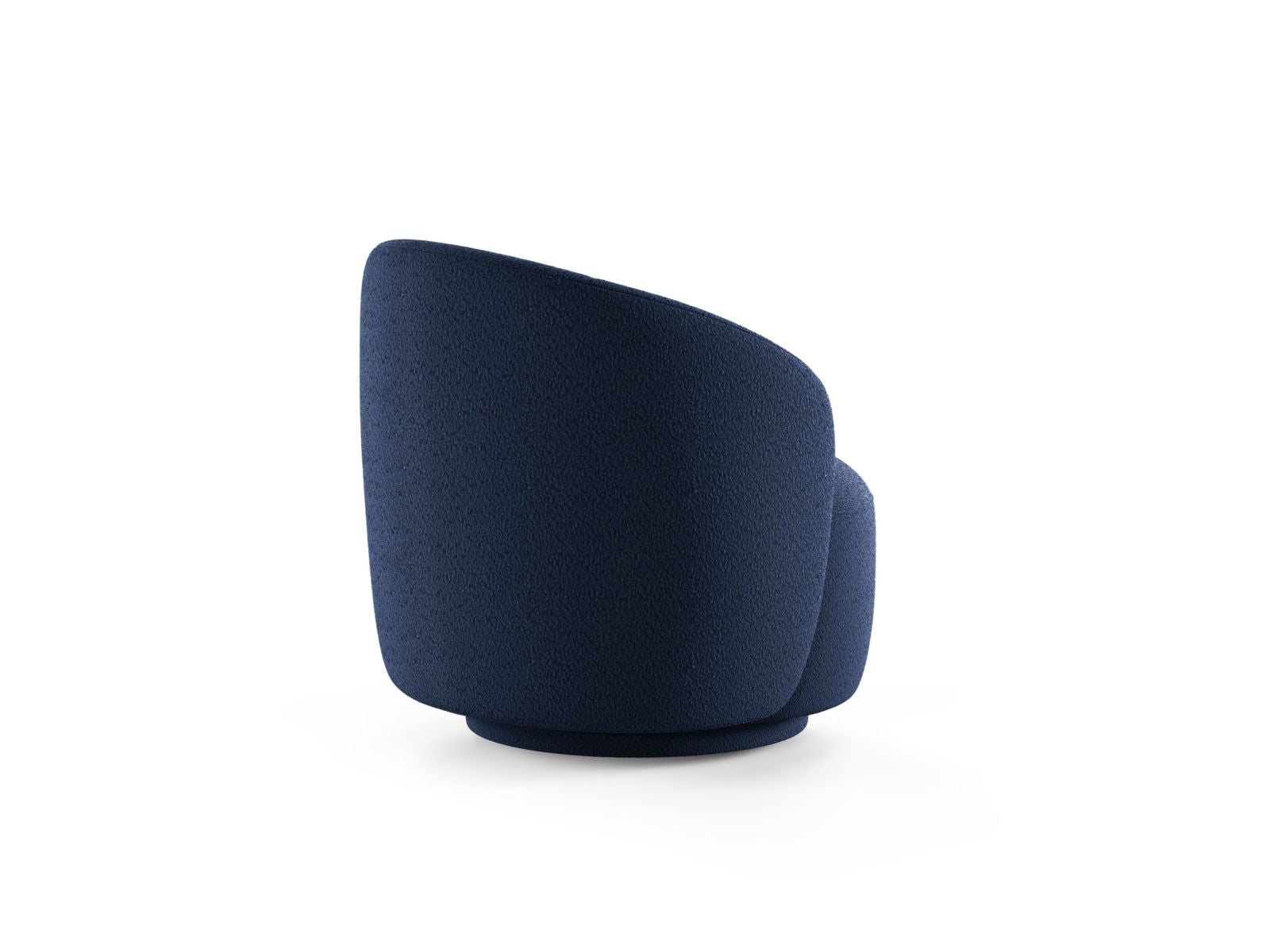 Eleganter Drehsessel Letizia in edlem Navy Blue, ideal für entspannte Stunden und geschmackvolle Wohnräume.