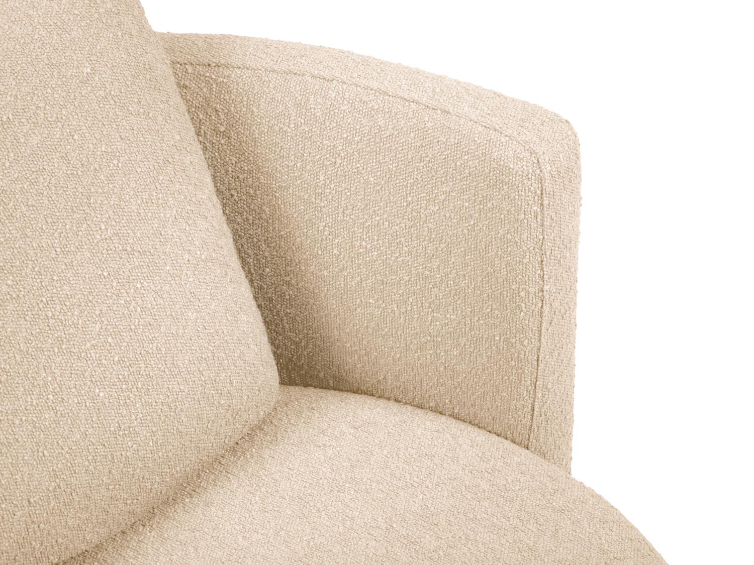 Bliss Swivel Boucle Armchair XL 1.5 Sitzer in Beige präsentiert im Onlineshop von KAQTU Design AG. Sessel ist von Micadoni