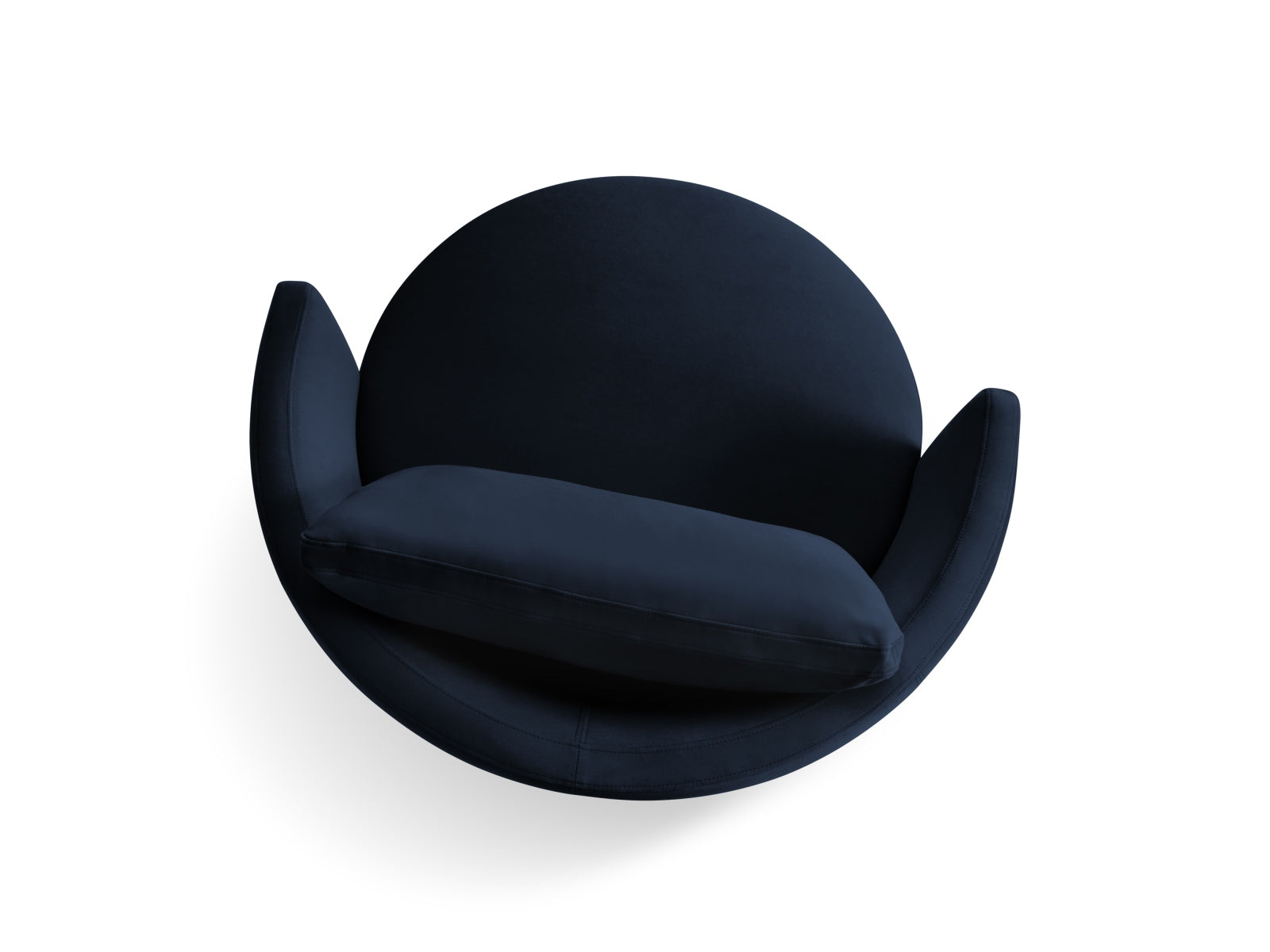 Bliss Swivel Velour Armchair XL 1.5 Sitzer in Royal Blue präsentiert im Onlineshop von KAQTU Design AG. Sessel ist von Micadoni