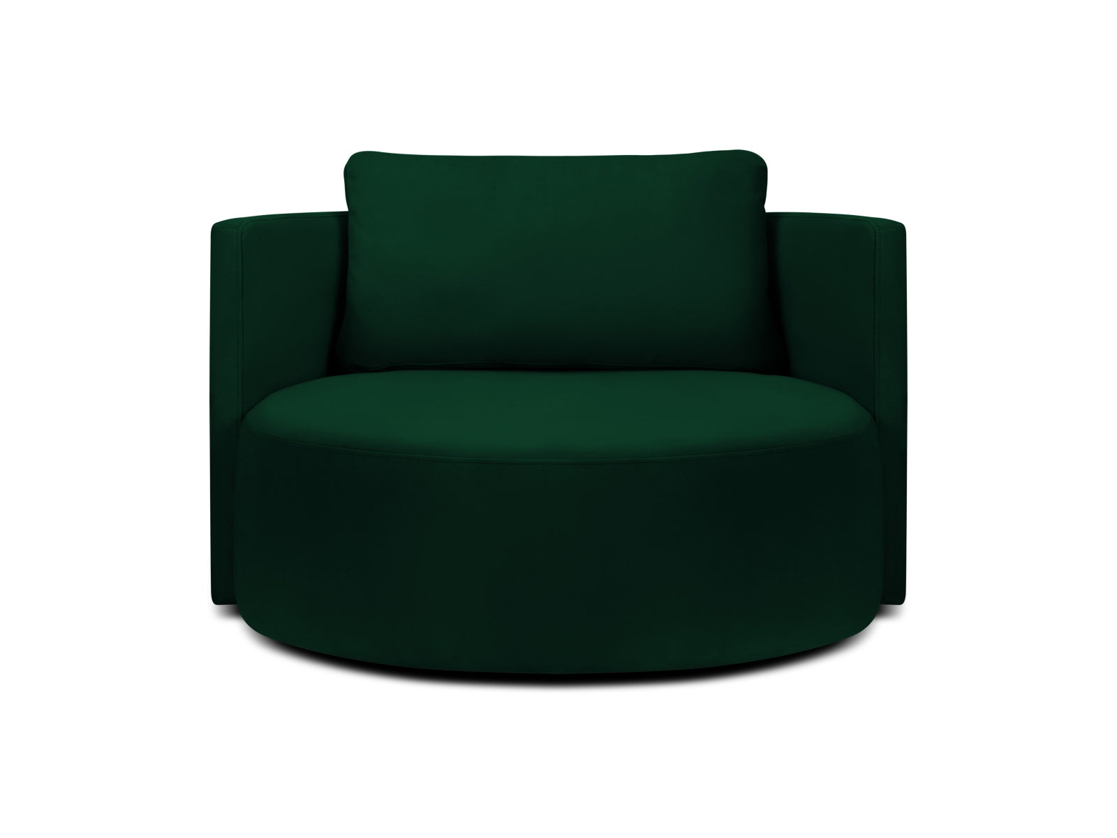 Bliss Swivel Velour Armchair XL 1.5 Sitzer in Bottle Green präsentiert im Onlineshop von KAQTU Design AG. Sessel ist von Micadoni