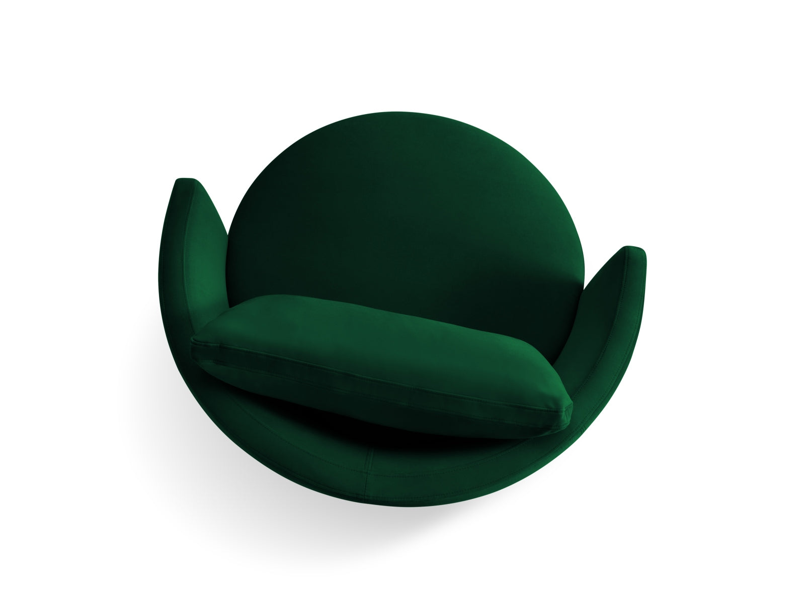 Bliss Swivel Velour Armchair XL 1.5 Sitzer in Bottle Green präsentiert im Onlineshop von KAQTU Design AG. Sessel ist von Micadoni