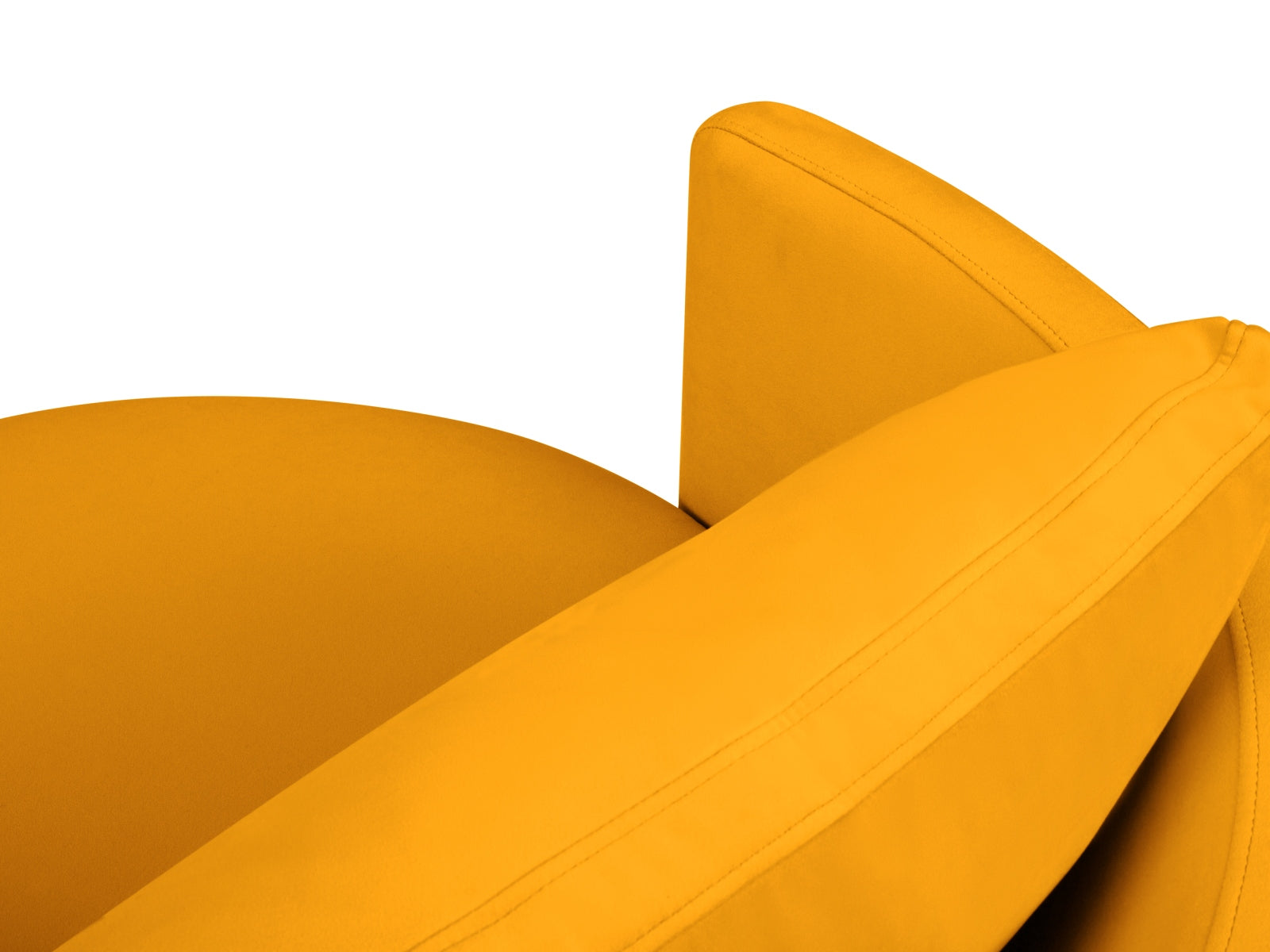 Bliss Swivel Velour Armchair XL 1.5 Sitzer in Yellow präsentiert im Onlineshop von KAQTU Design AG. Sessel ist von Micadoni