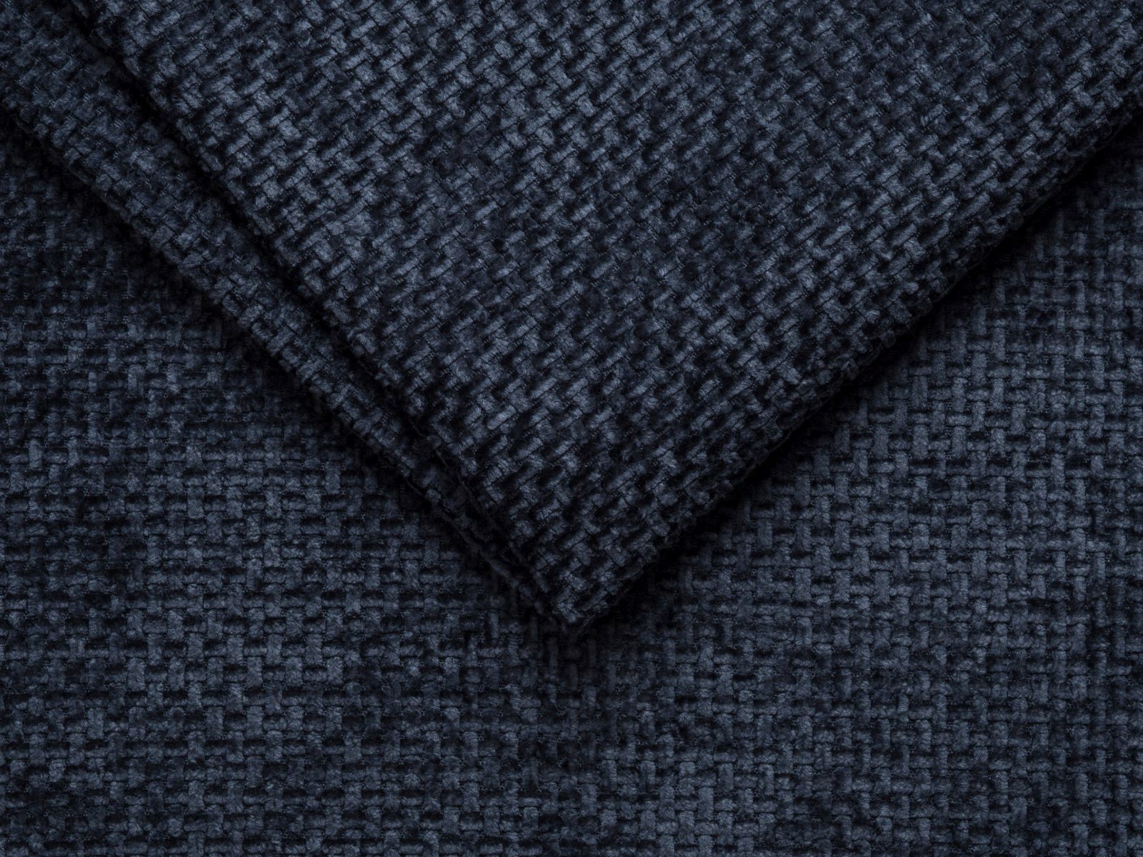Stilvolles Bettgestell Whale in tiefem Navy Blue von Micadoni, perfekt für moderne Schlafzimmer. Breite 100 cm, zeitgemäßes Design.