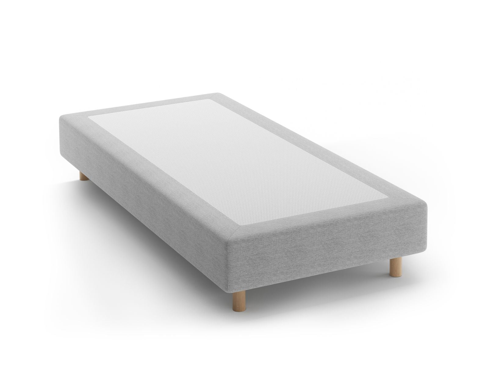 Bettgestell Whale 100cm in Light Grey-Babel präsentiert im Onlineshop von KAQTU Design AG. Bettgestell ist von Micadoni
