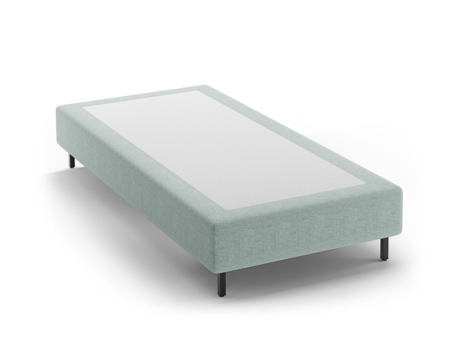 Stylisches Bettgestell Whale in sanftem Mint, ideal für Kinderzimmer, entworfen von Micadoni und erhältlich bei KAQTU Design AG.