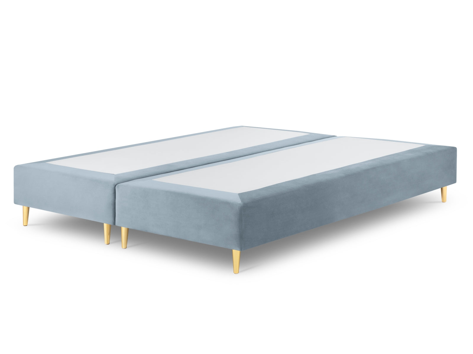 Whale Velour Base  in Light Blue präsentiert im Onlineshop von KAQTU Design AG. Bettgestell ist von Micadoni