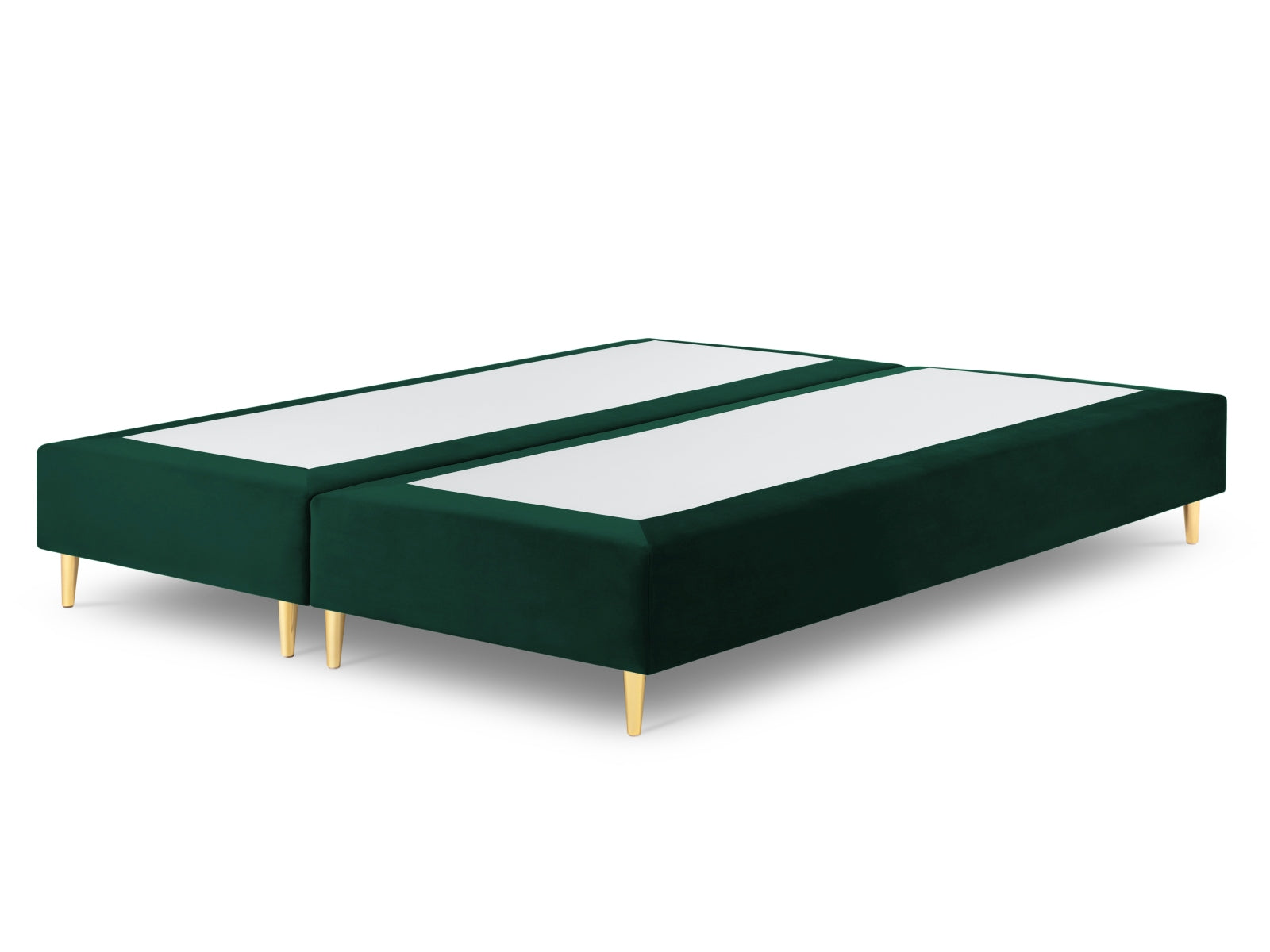 Whale Velour Base  in Bottle Green präsentiert im Onlineshop von KAQTU Design AG. Bettgestell ist von Micadoni