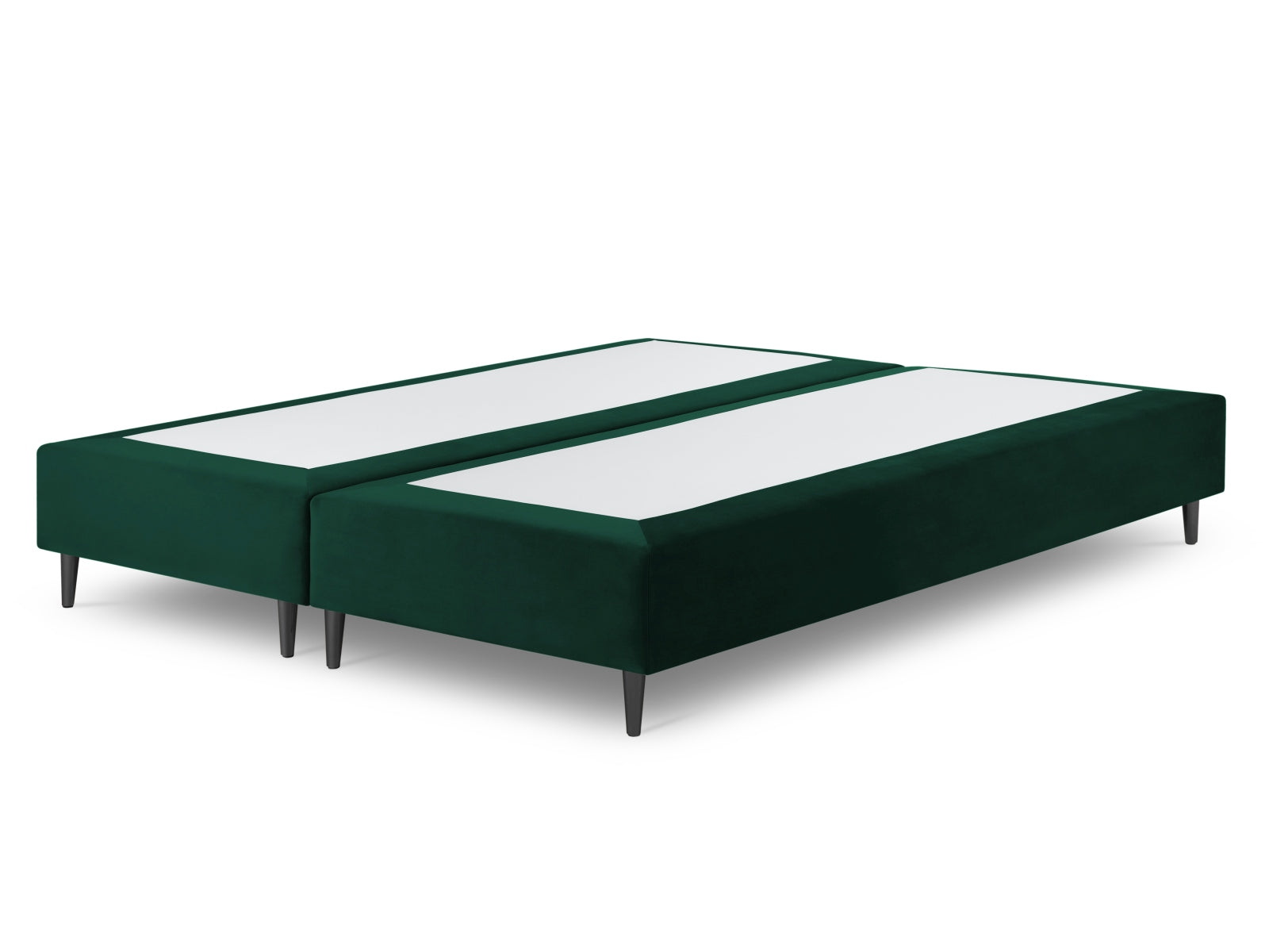 Whale Velour Base  in Bottle Green präsentiert im Onlineshop von KAQTU Design AG. Bettgestell ist von Micadoni