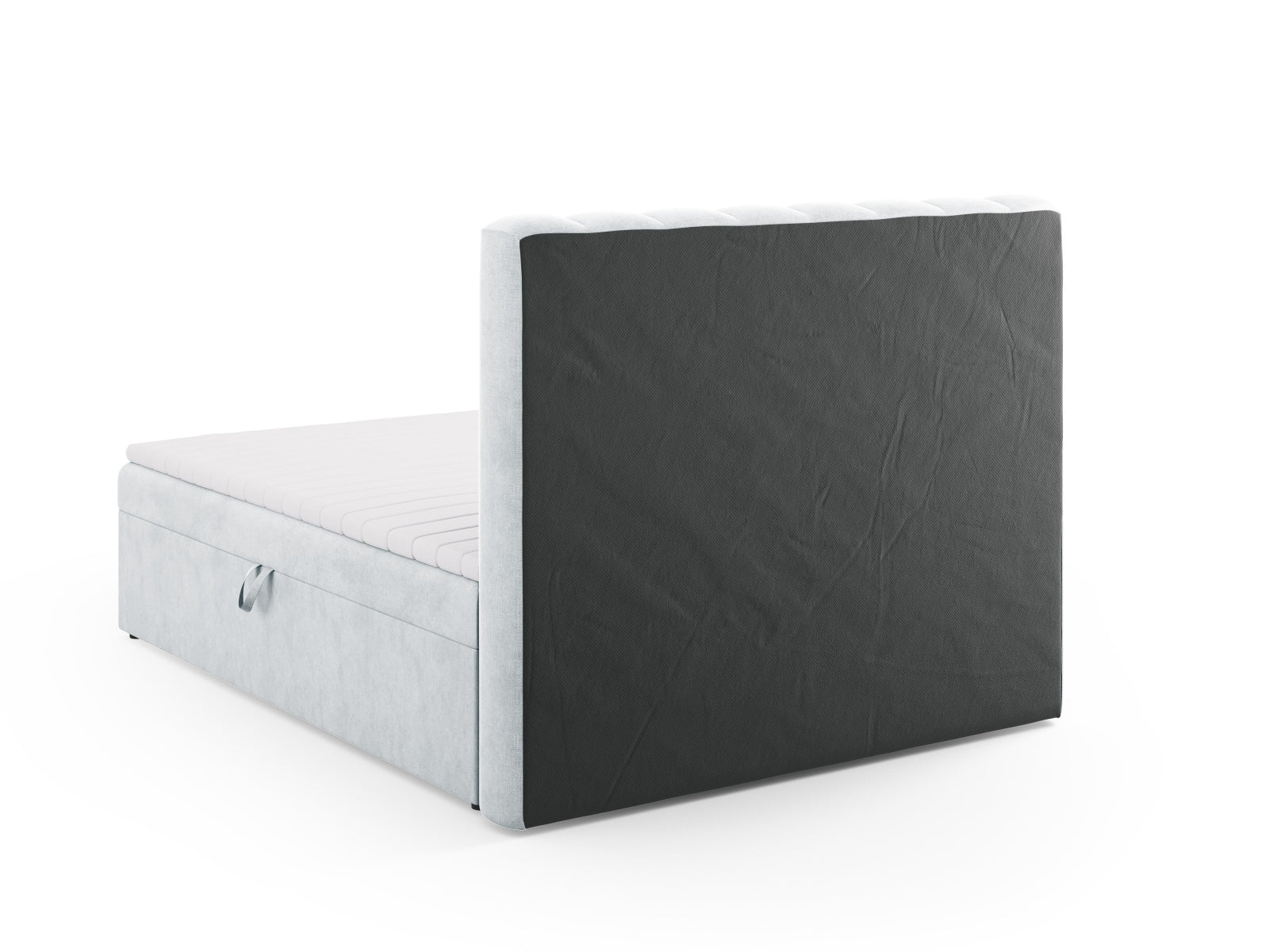 Entdecken Sie das Kelp Boxspring Bett Set von Micadoni: stilvolles Kopfteil, stabile Boxspring und hochwertige Matratze mit Topper für erholsamen Schlaf.