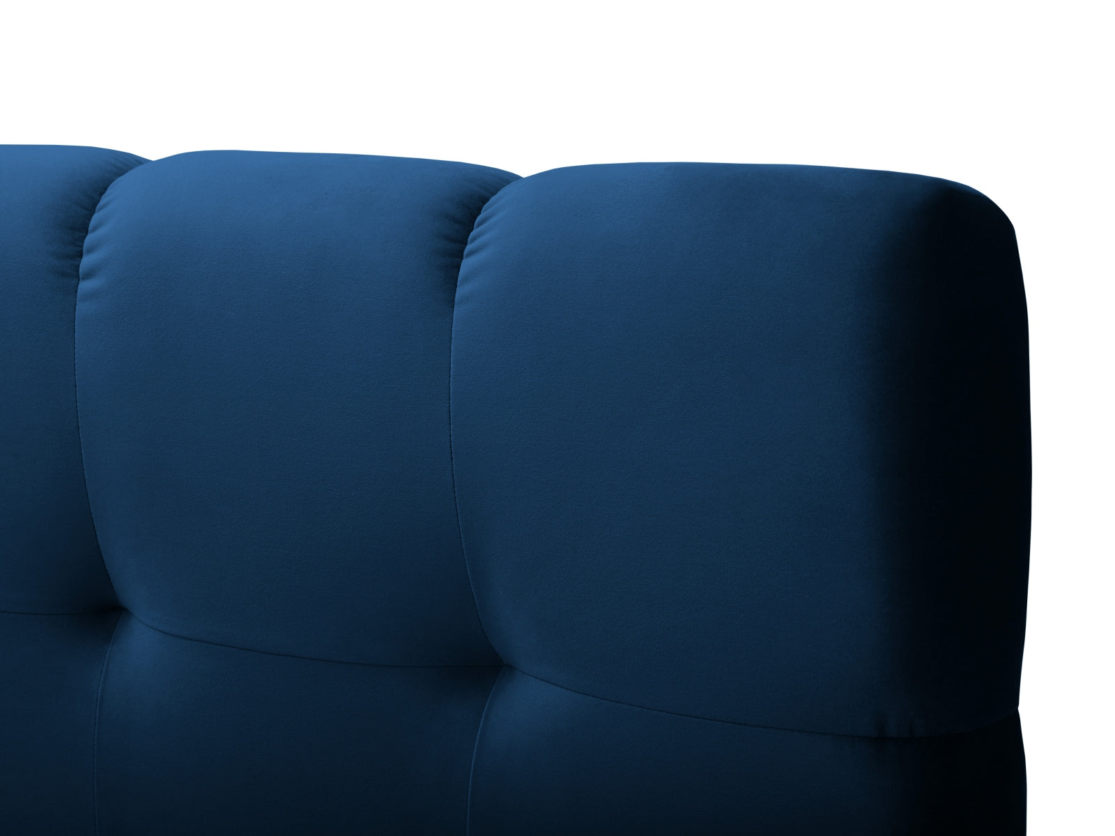 Mamaia Boxspring Bed Set: Headboard + Boxspringmatratze und Topper  160cm in Royal Blue/Schwarz präsentiert im Onlineshop von KAQTU Design AG. Bett ist von Micadoni