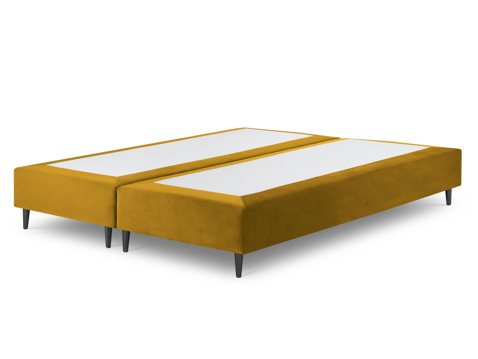 Whale Velour Base  in Yellow präsentiert im Onlineshop von KAQTU Design AG. Bettgestell ist von Micadoni