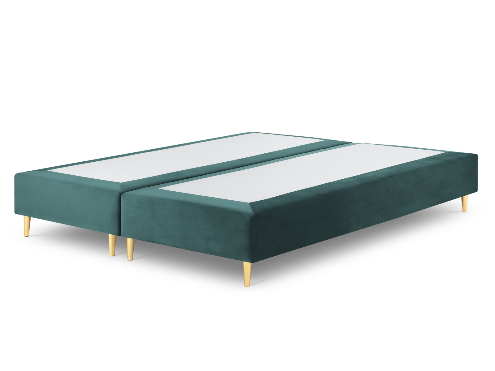 Whale Velour Base  in Petrol präsentiert im Onlineshop von KAQTU Design AG. Bettgestell ist von Micadoni