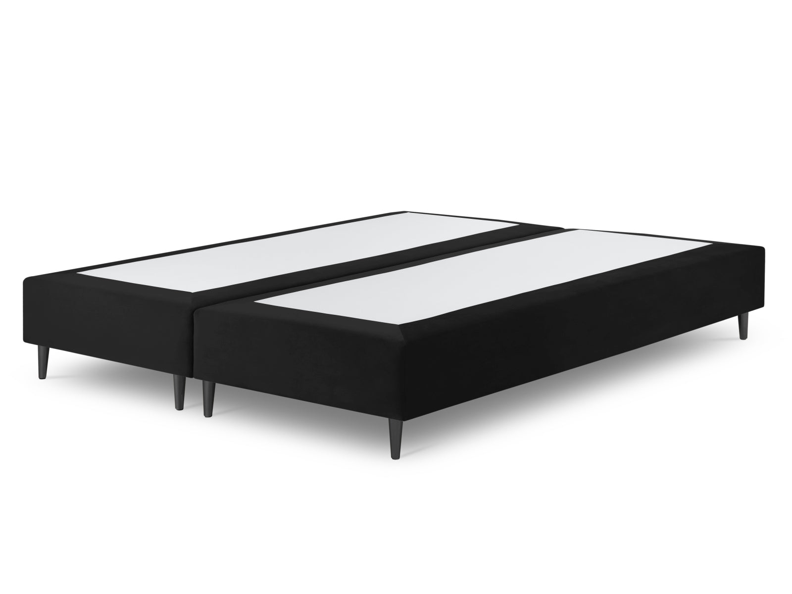 Whale Velour Base  in Black präsentiert im Onlineshop von KAQTU Design AG. Bettgestell ist von Micadoni