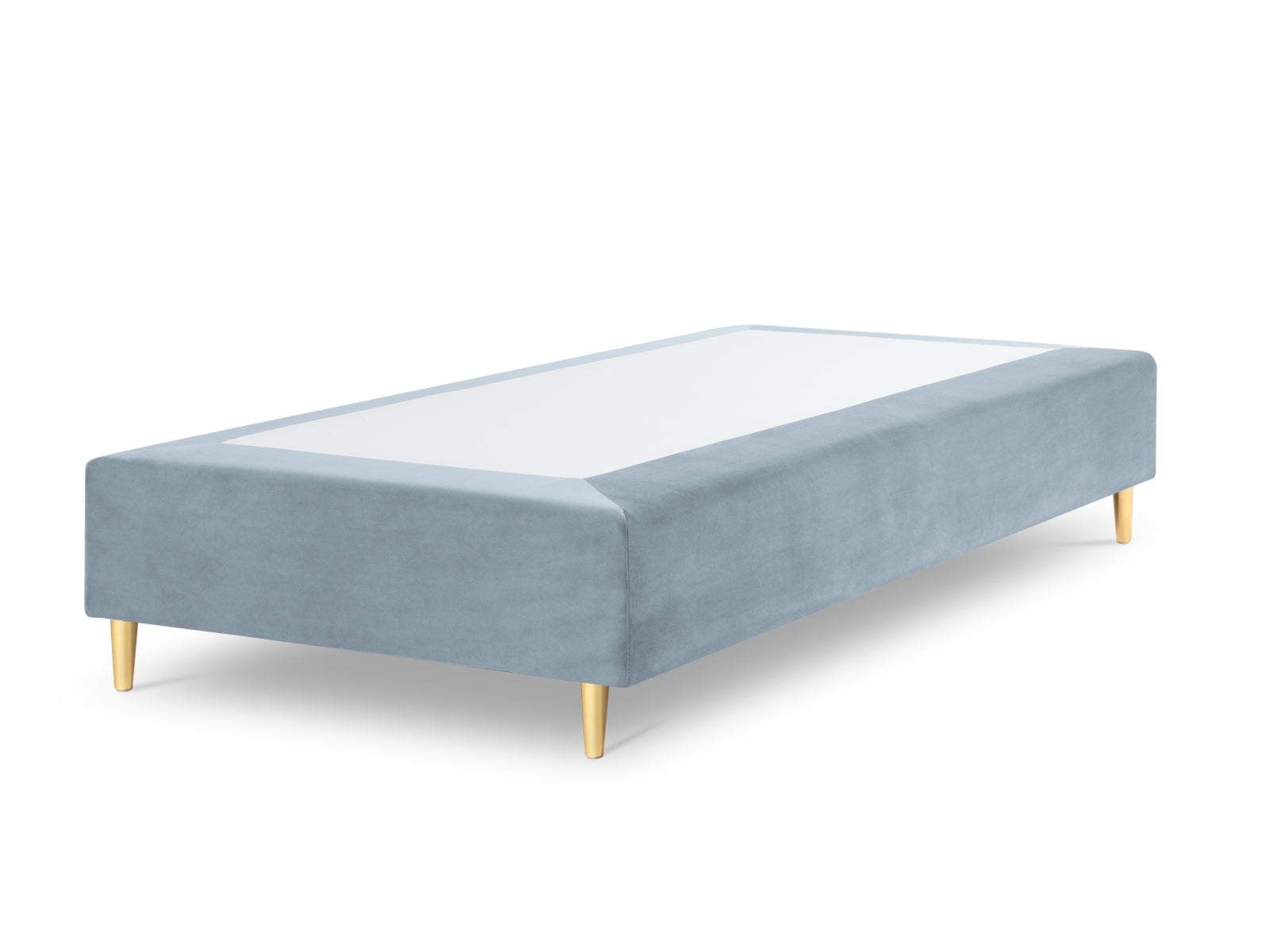 Whale Velour Base  in Light Blue präsentiert im Onlineshop von KAQTU Design AG. Bettgestell ist von Micadoni