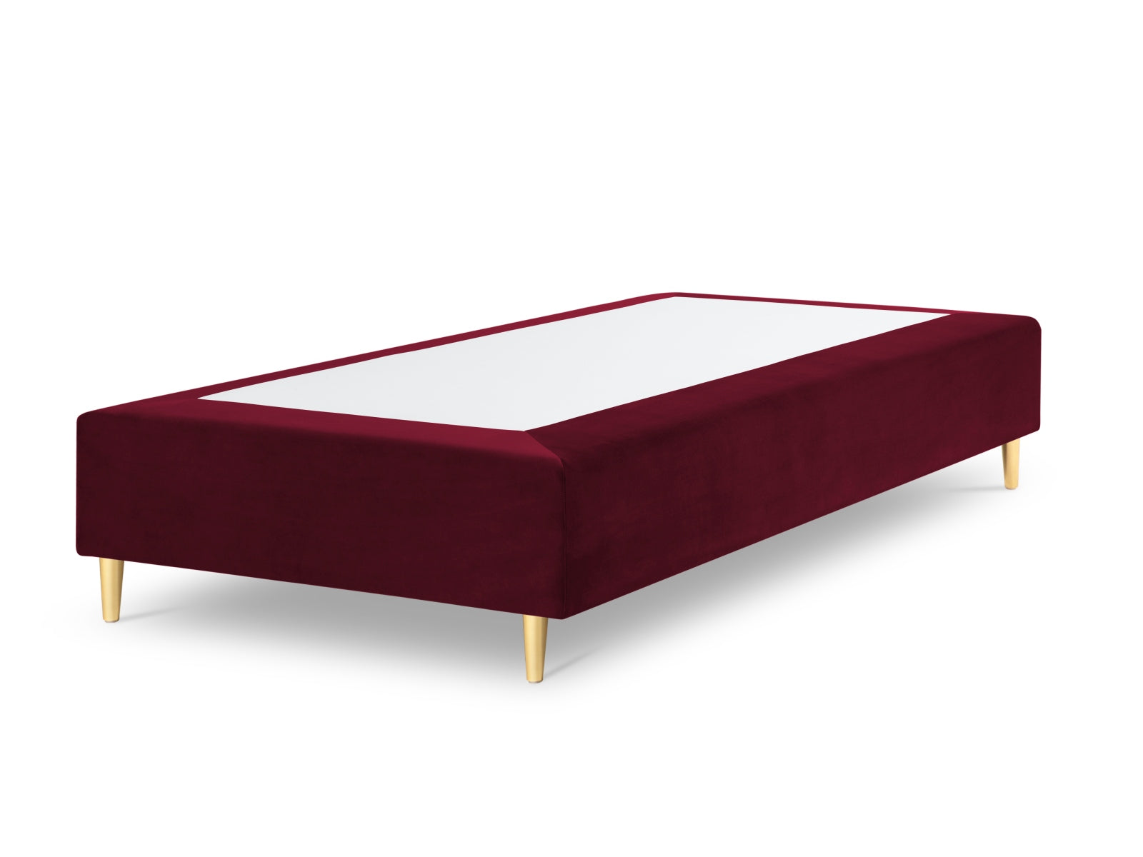 Whale Velour Base  in Dark Red präsentiert im Onlineshop von KAQTU Design AG. Bettgestell ist von Micadoni