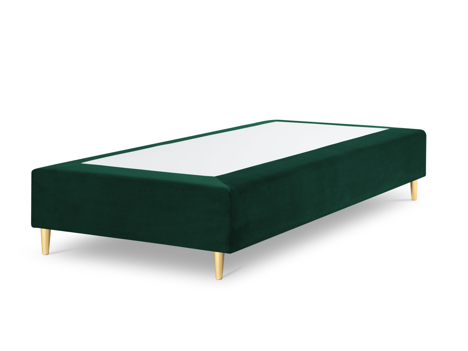 Whale Velour Base  in Bottle Green präsentiert im Onlineshop von KAQTU Design AG. Bettgestell ist von Micadoni