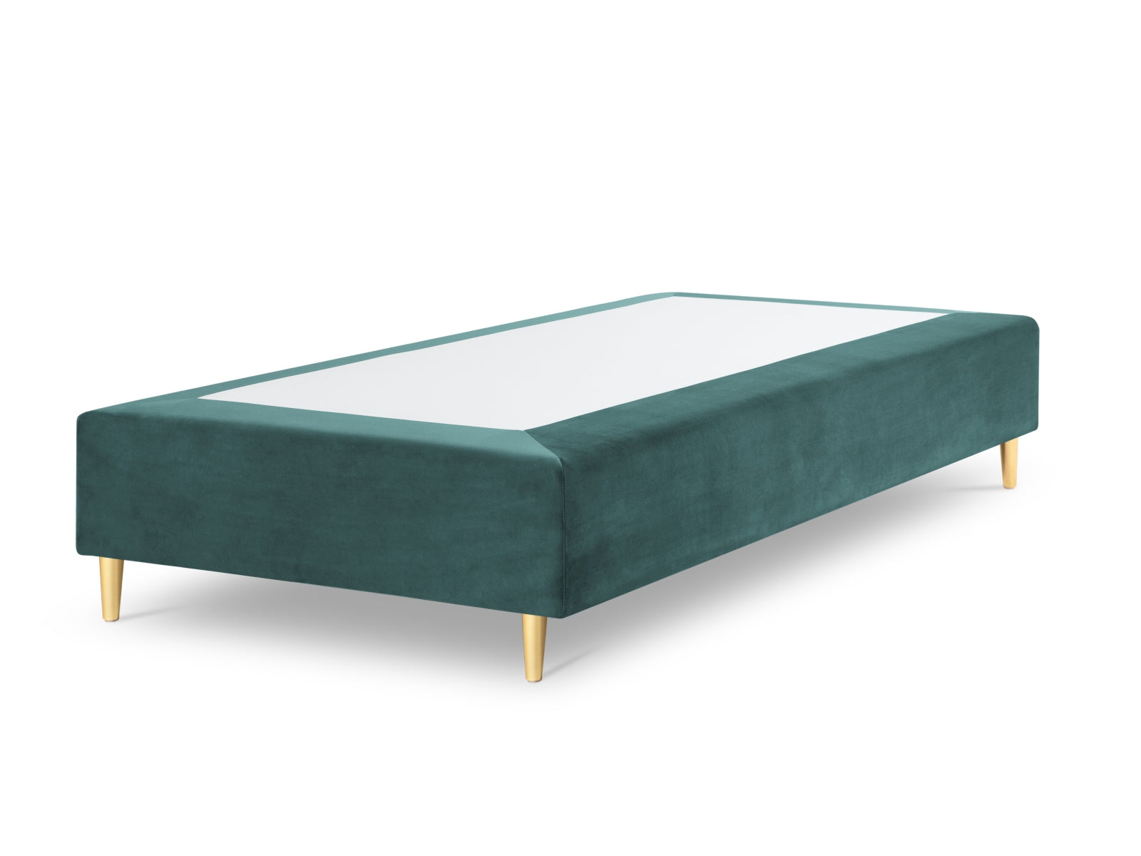 Whale Velour Base  in Petrol präsentiert im Onlineshop von KAQTU Design AG. Bettgestell ist von Micadoni