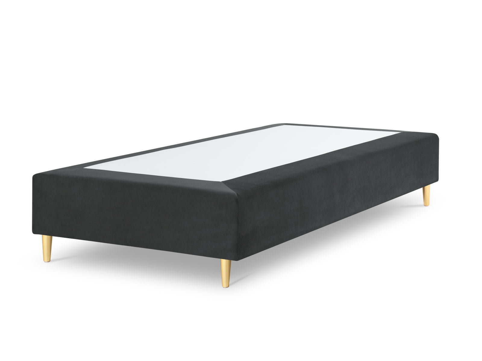 Whale Velour Base  in Dark Grey präsentiert im Onlineshop von KAQTU Design AG. Bettgestell ist von Micadoni
