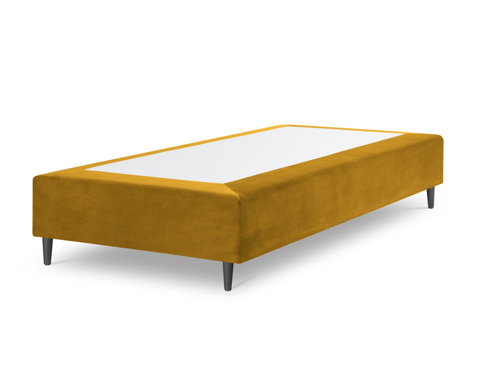 Whale Velour Base  in Yellow präsentiert im Onlineshop von KAQTU Design AG. Bettgestell ist von Micadoni