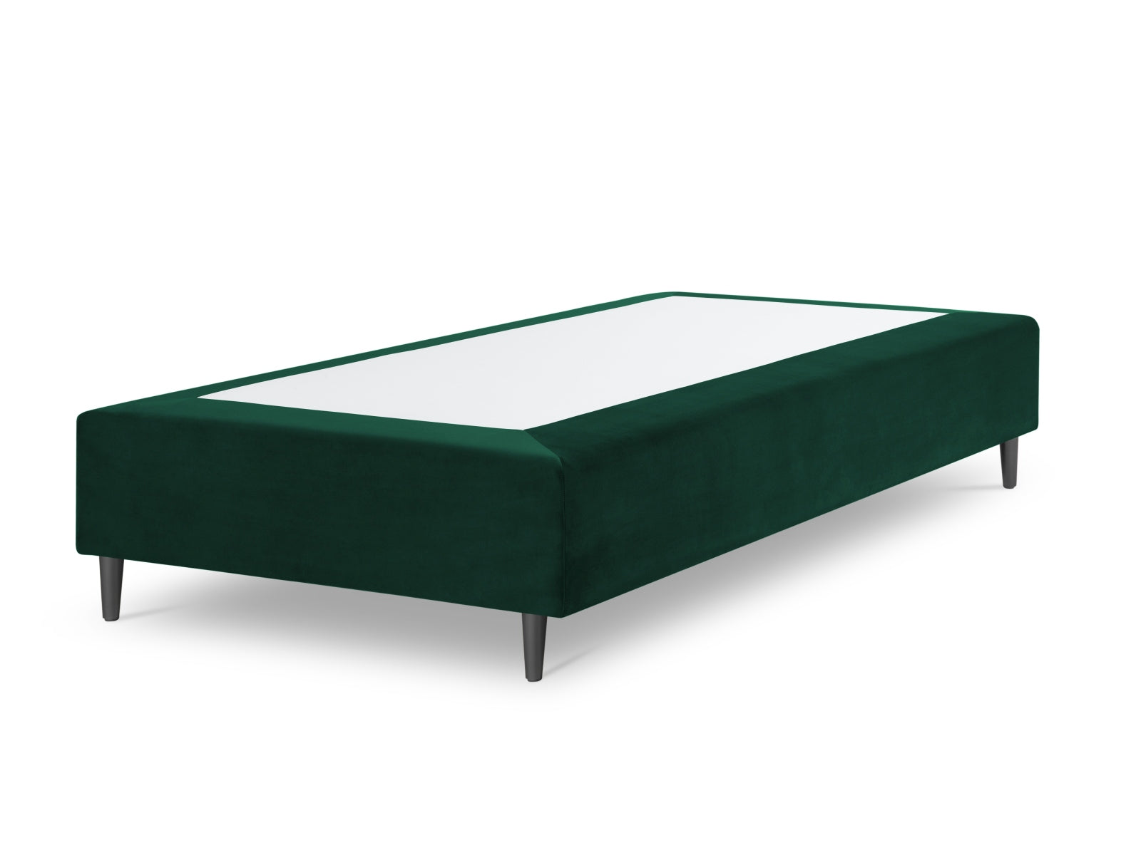 Whale Velour Base  in Bottle Green präsentiert im Onlineshop von KAQTU Design AG. Bettgestell ist von Micadoni