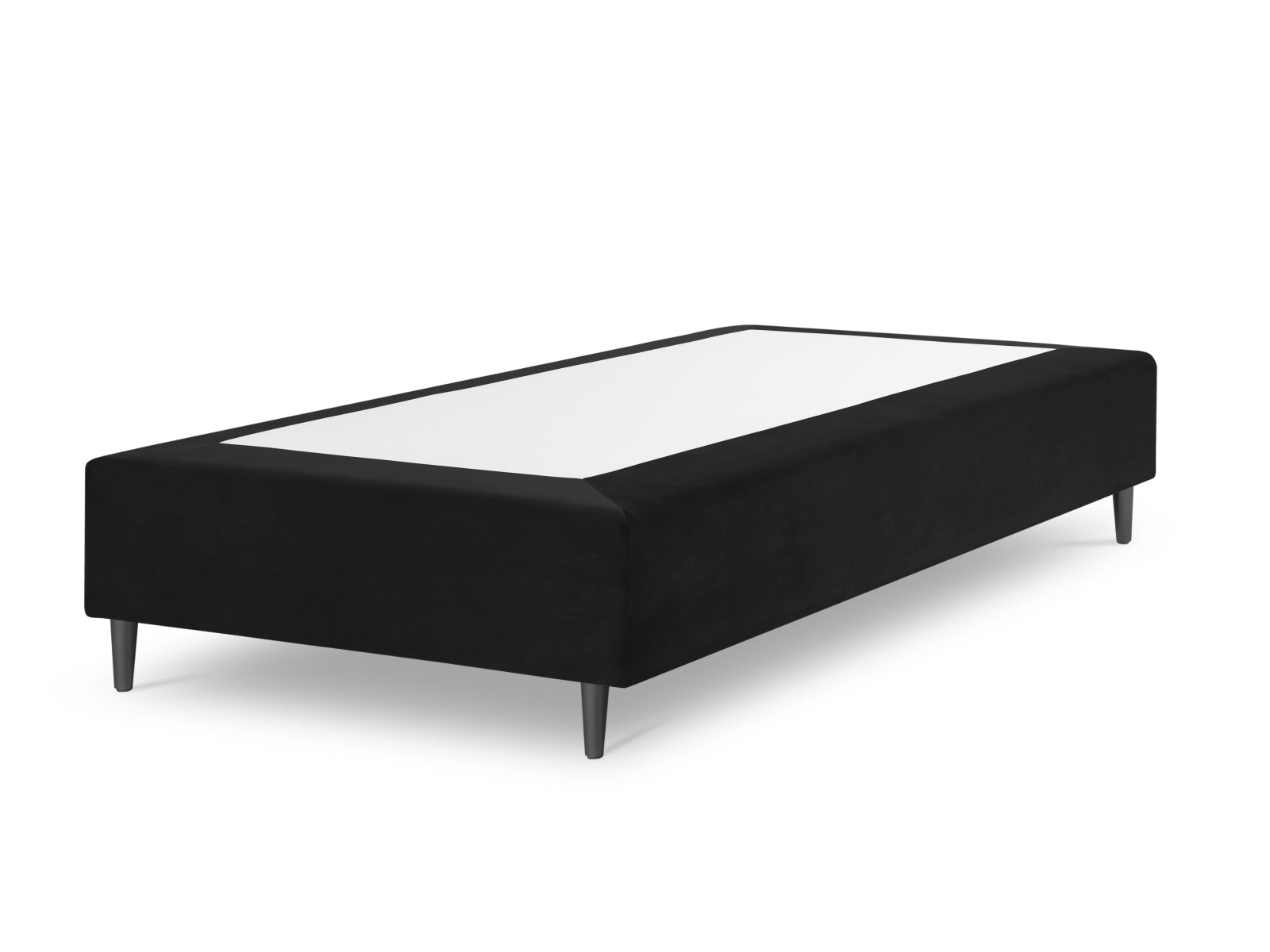 Whale Velour Base  in Black präsentiert im Onlineshop von KAQTU Design AG. Bettgestell ist von Micadoni