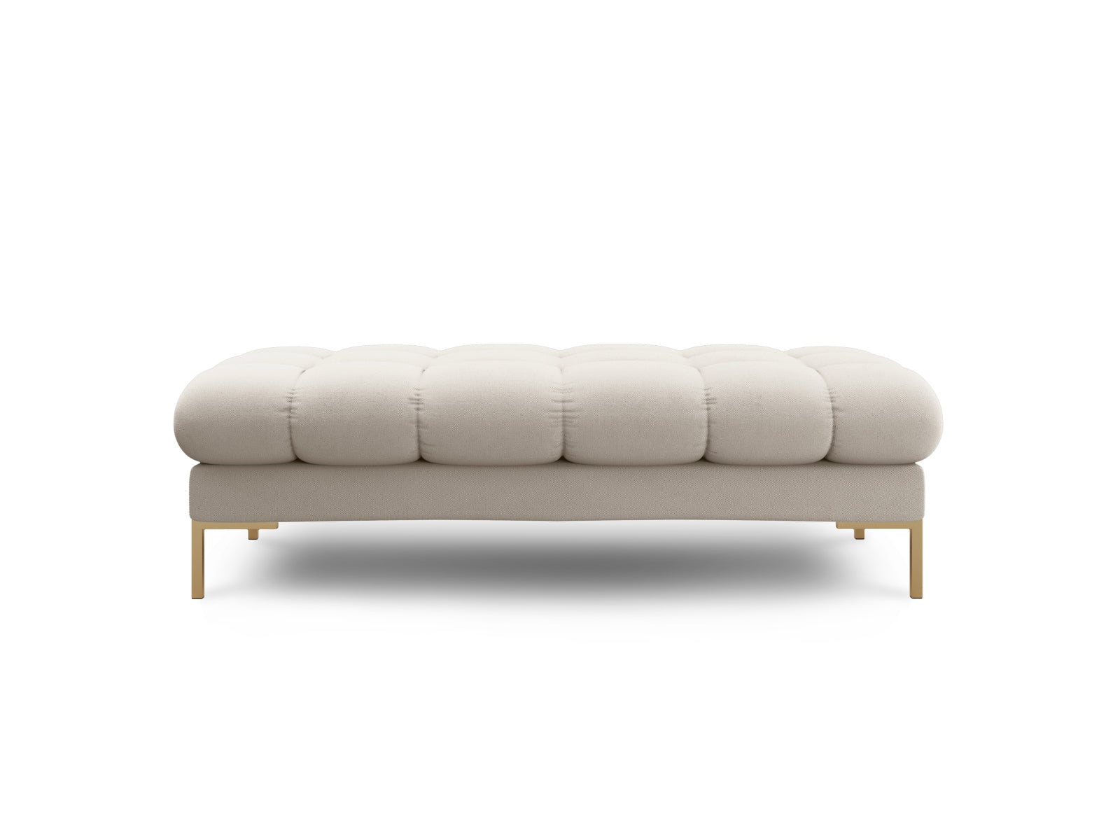 Mamaia Bank 2 Sitzer in Beige/Gold präsentiert im Onlineshop von KAQTU Design AG. Sitzbank ist von Micadoni